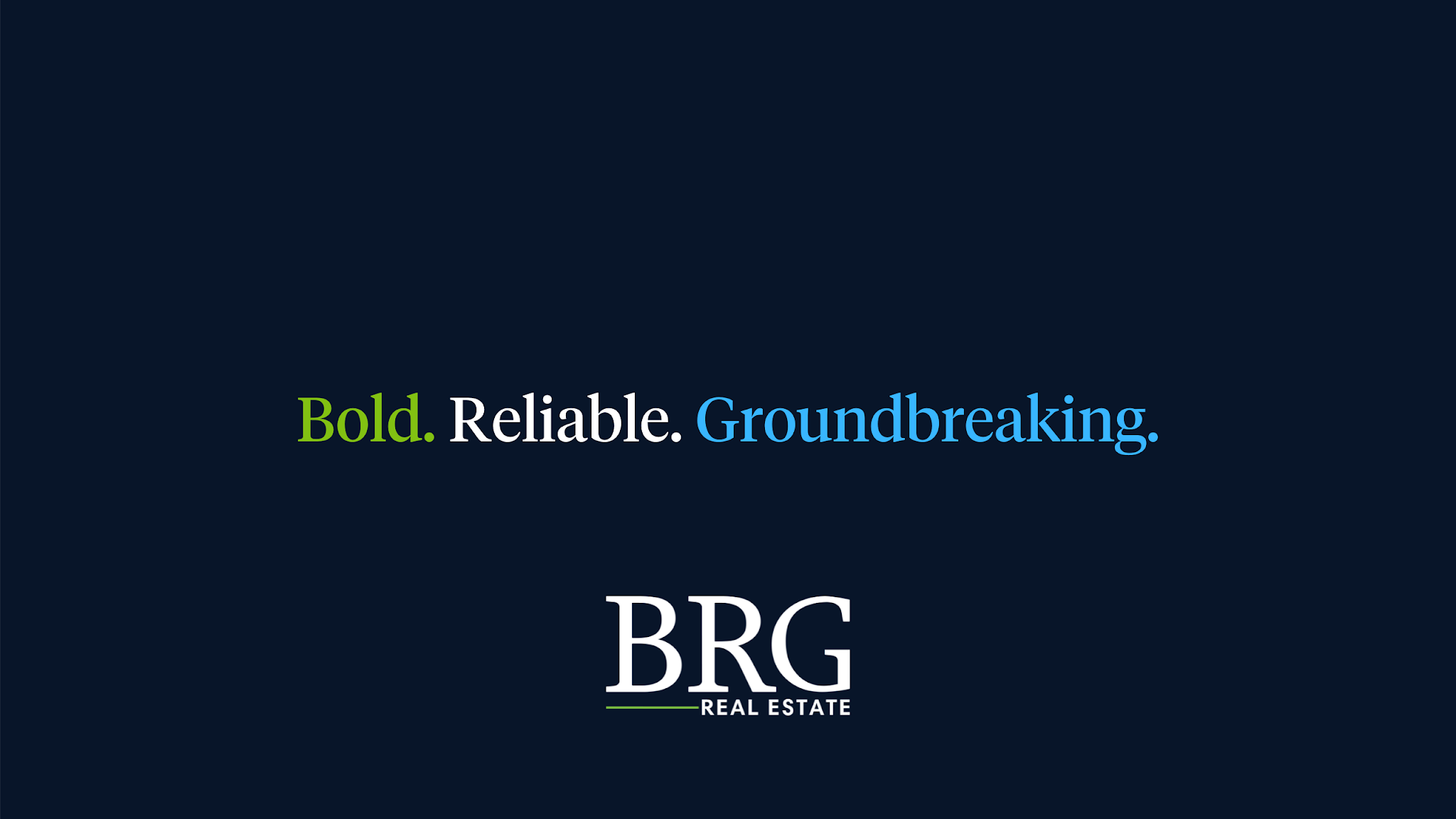 BRG Real Estate YouTube banner