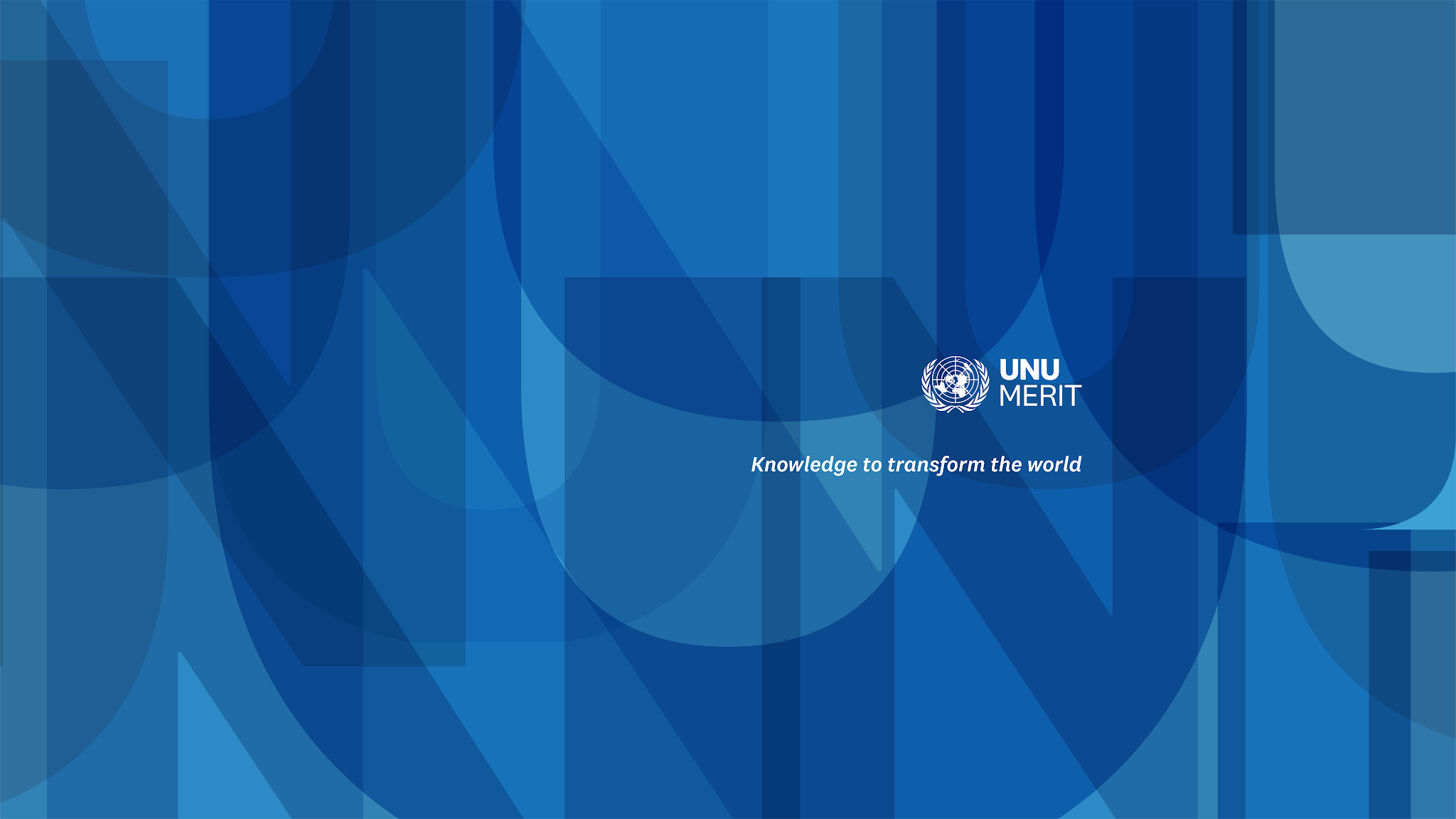 UNU MERIT YouTube banner