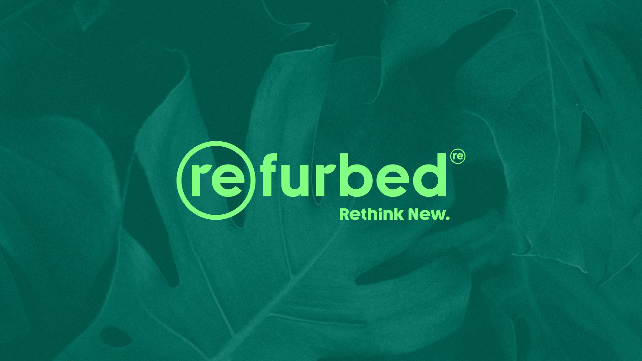 refurbed: Rethink new YouTube banner