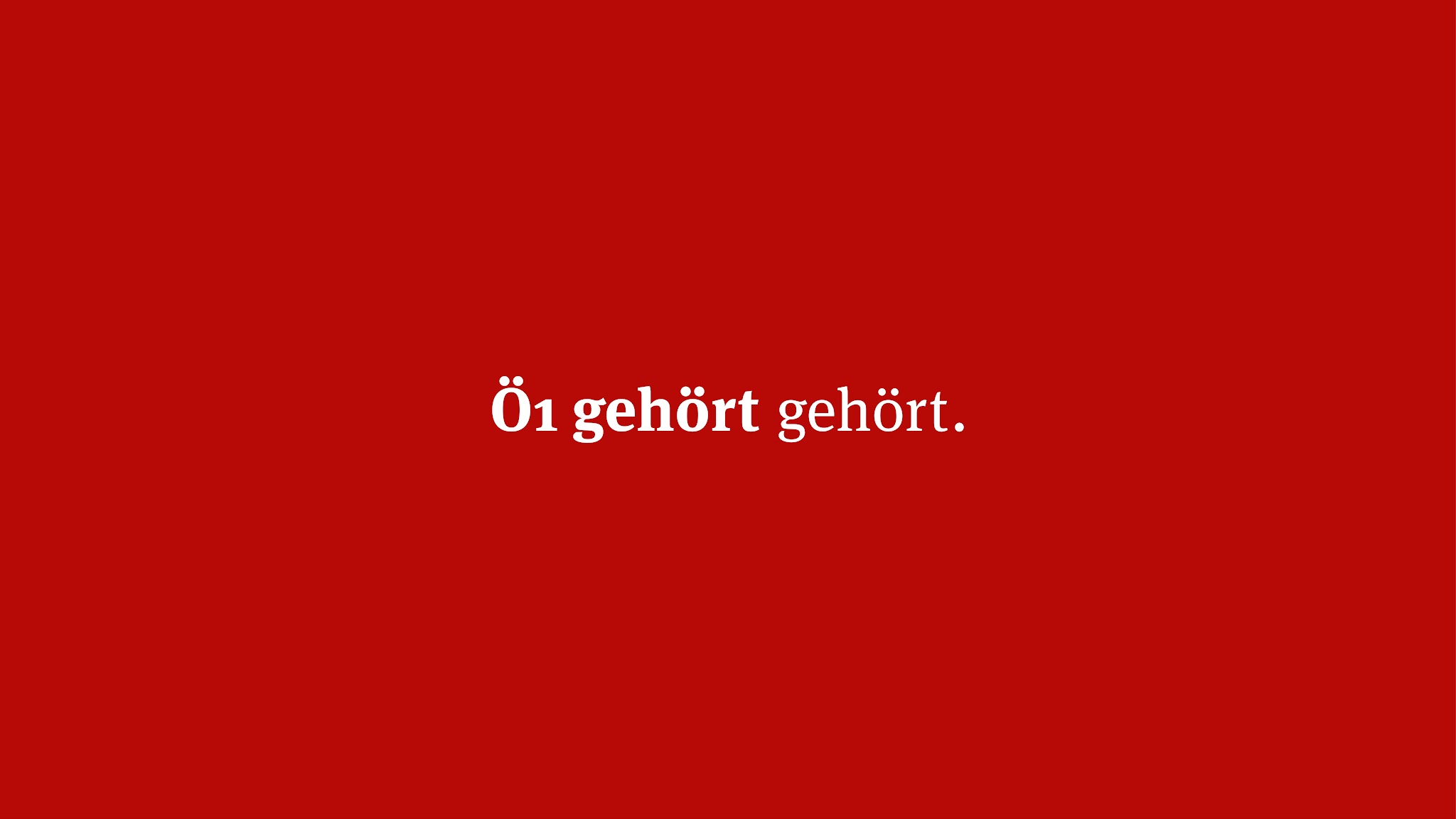 oe1 YouTube banner