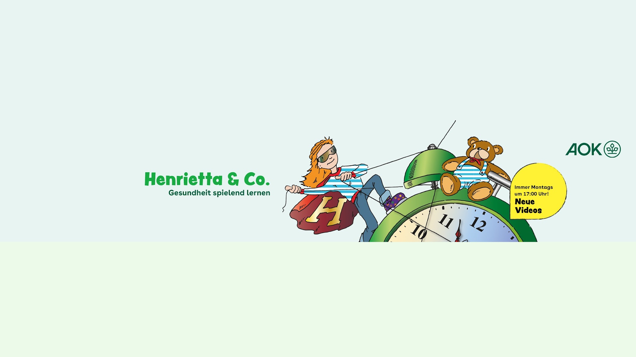 Henrietta & Co. - Gesundheit spielend lernen YouTube banner
