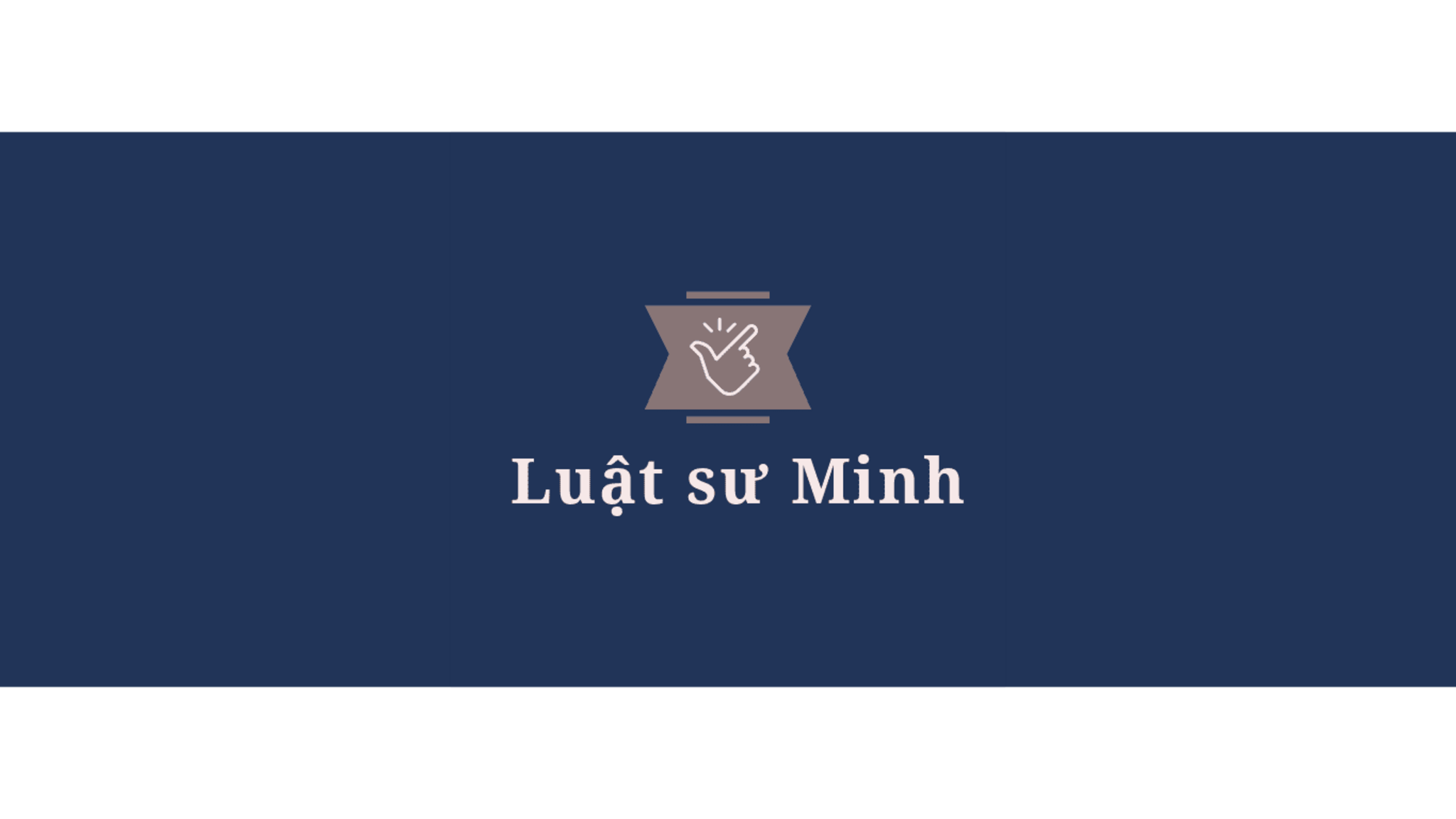 Luật sư Minh YouTube banner