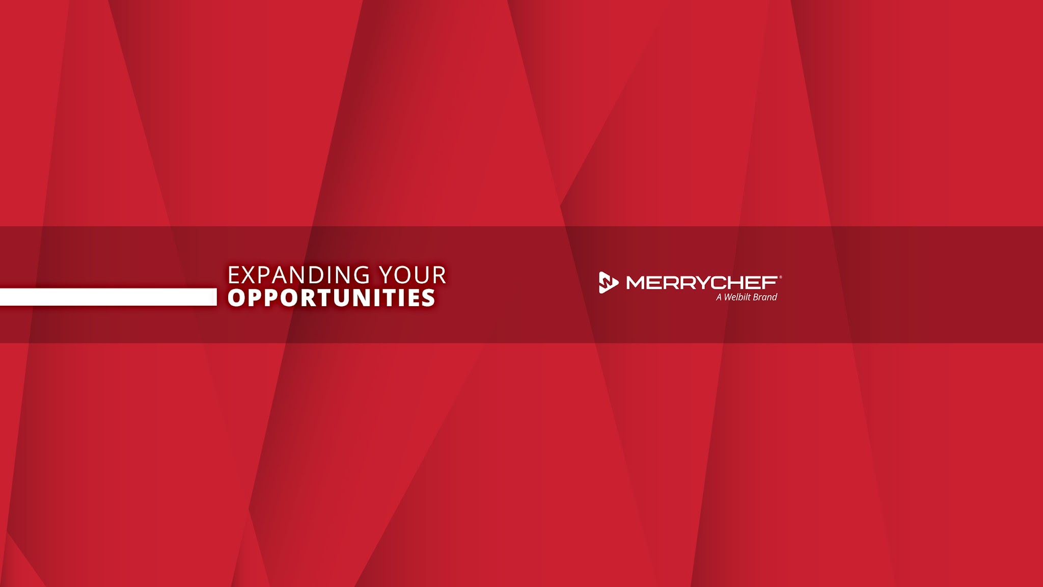 Merrychef - A Welbilt Brand YouTube banner