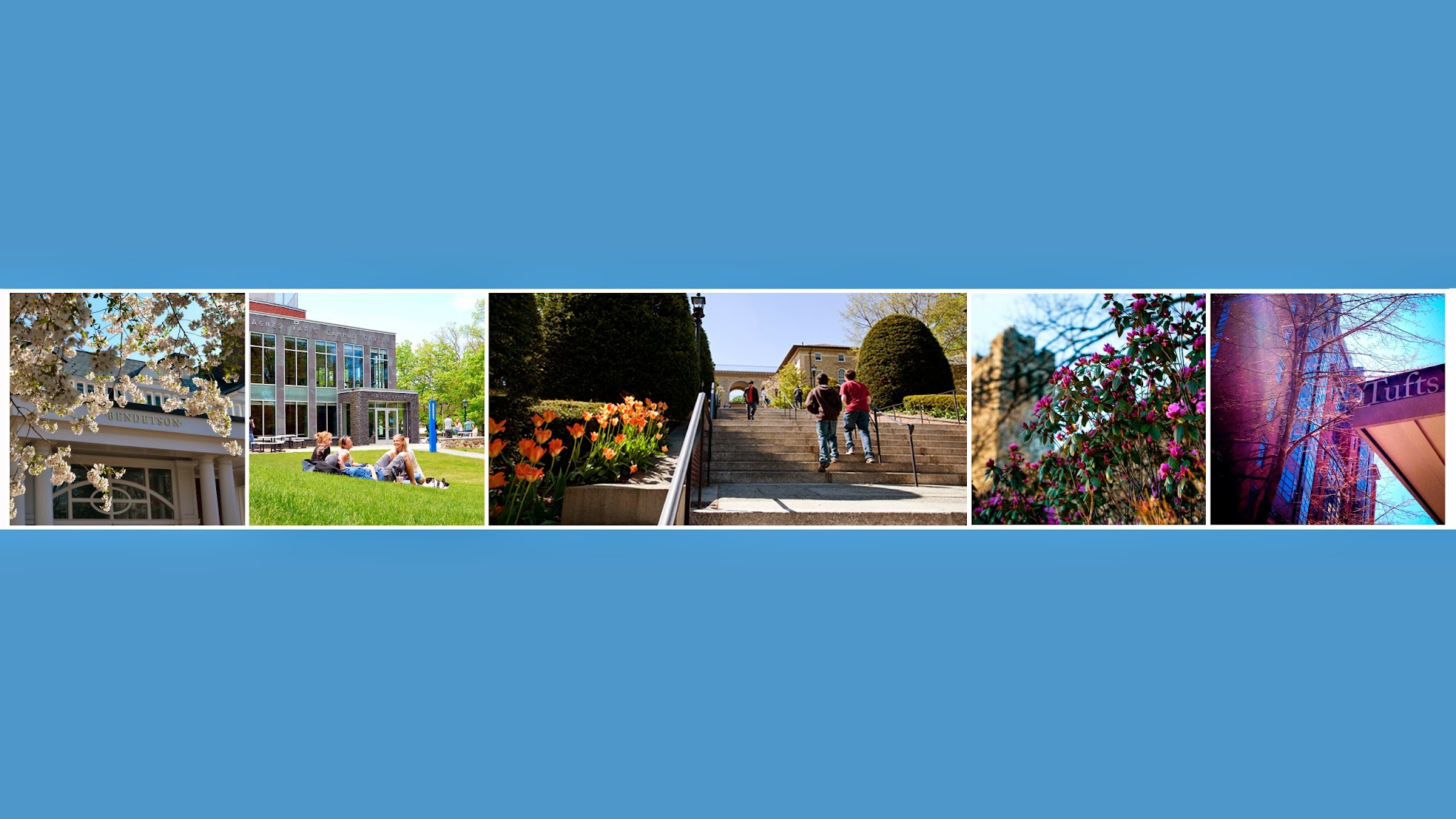Tufts University YouTube banner