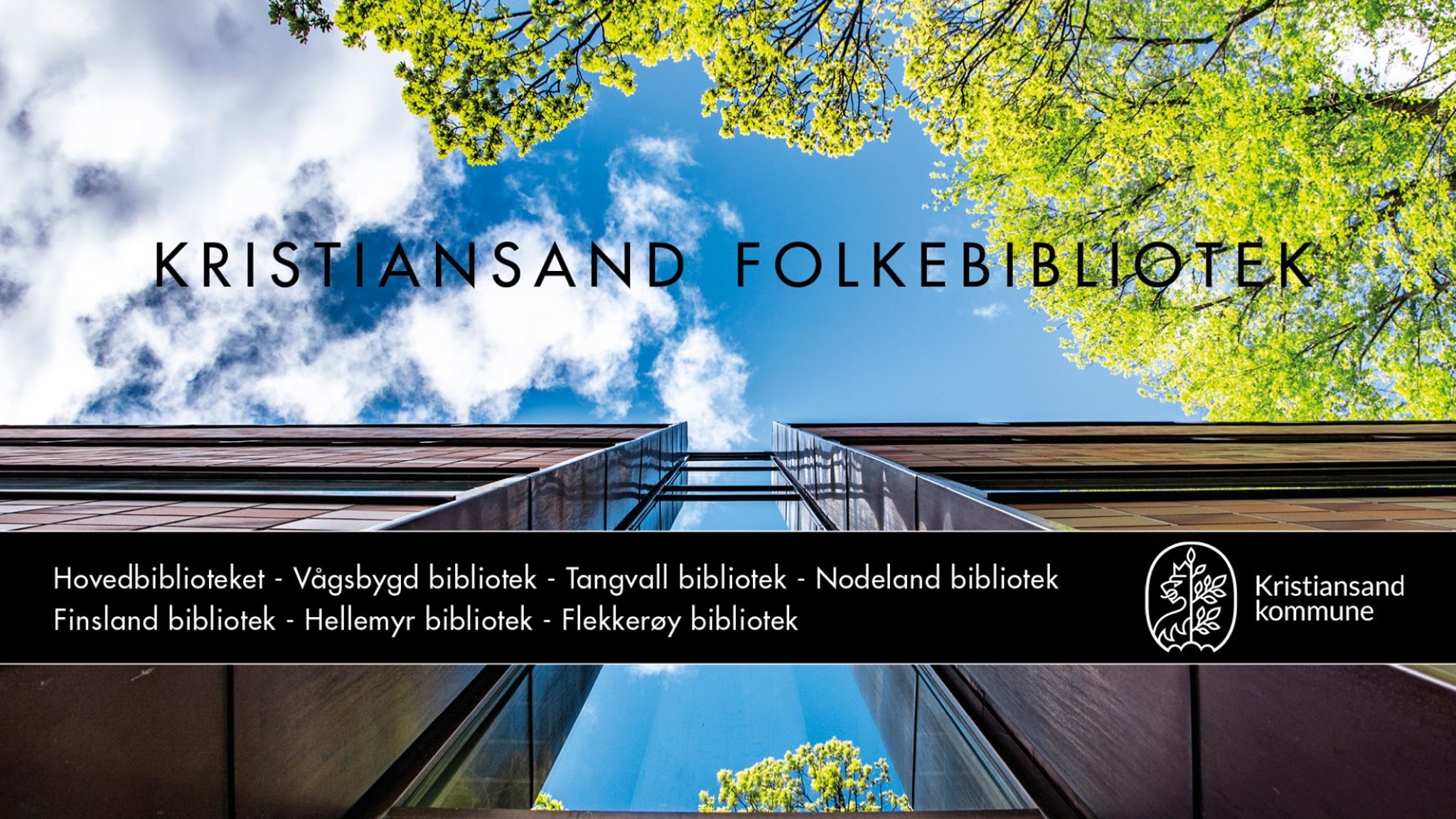 Kristiansand folkebibliotek YouTube banner