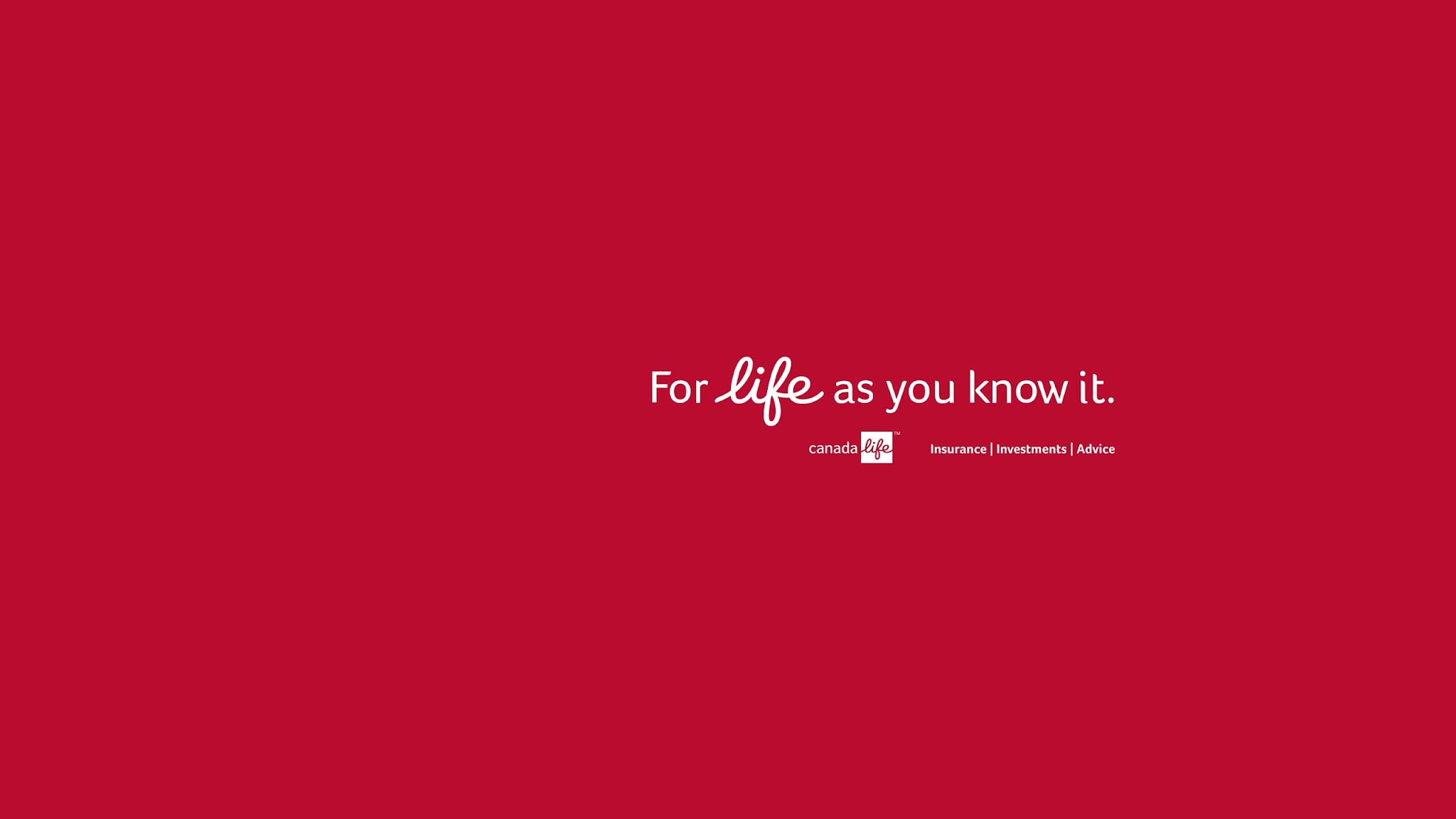 Canada Life YouTube banner