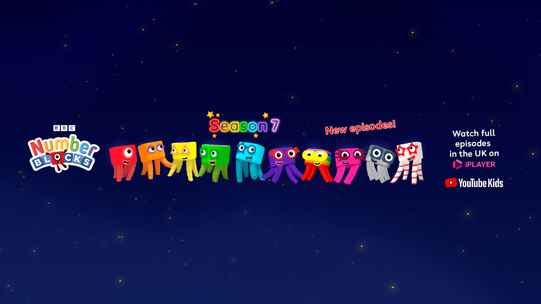 Numberblocks YouTube banner