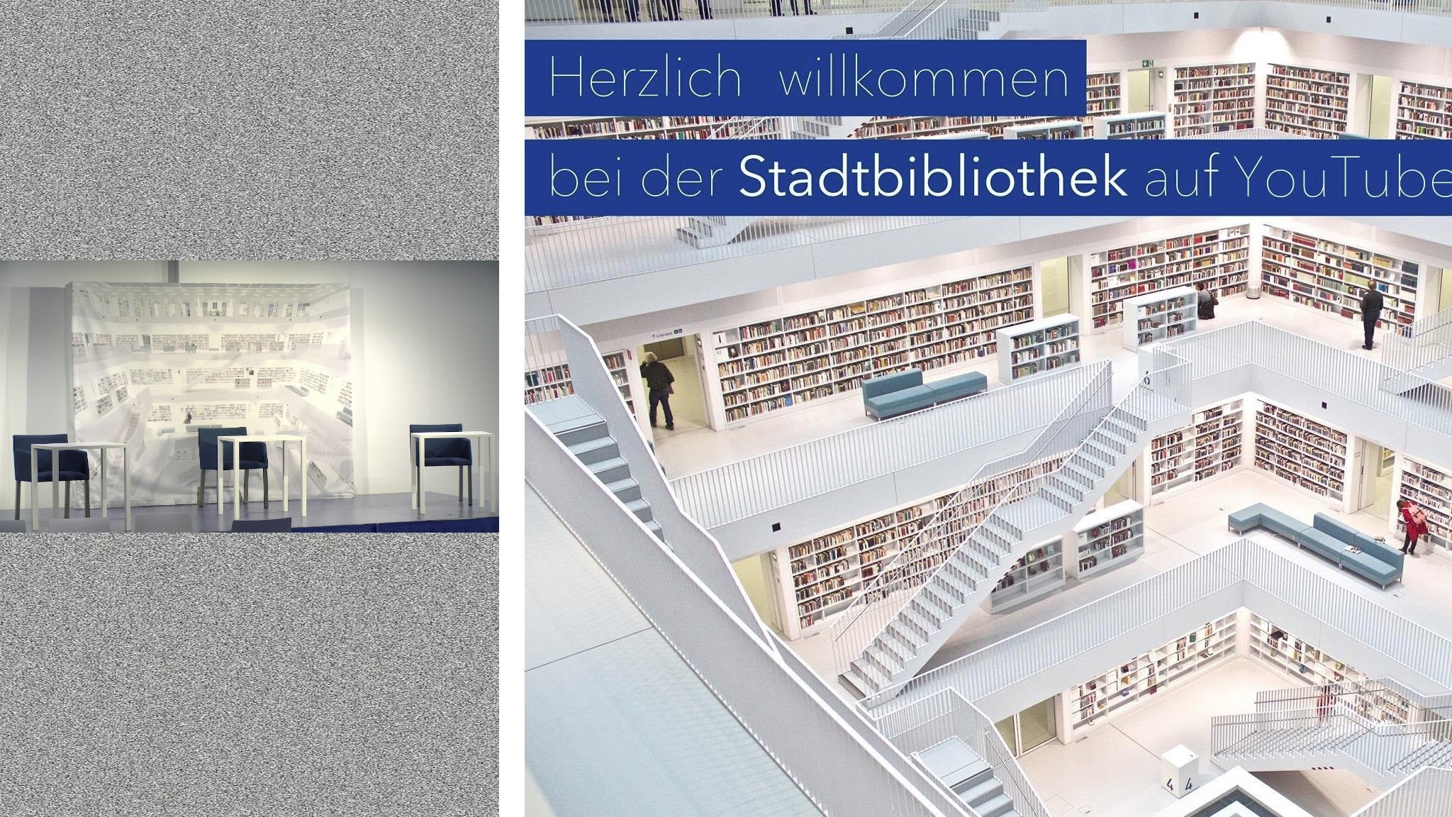 Stadtbibliothek Stuttgart: Live aus dem Forum YouTube banner