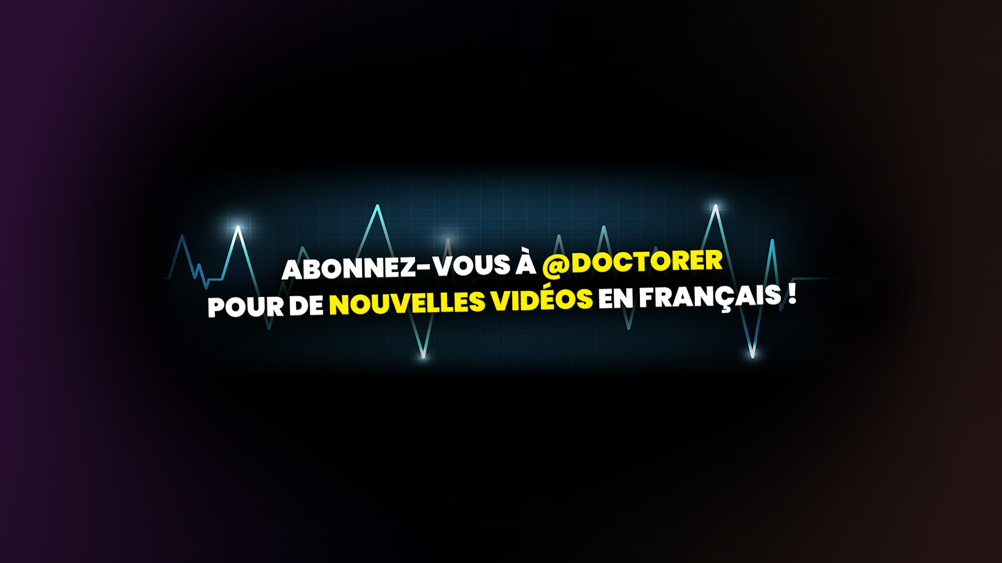 Doctor ER en Français YouTube banner