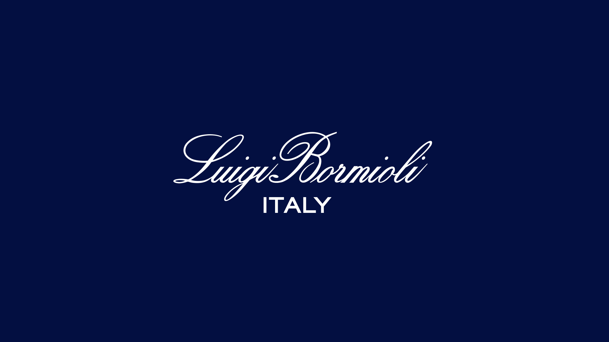 Luigi Bormioli YouTube banner