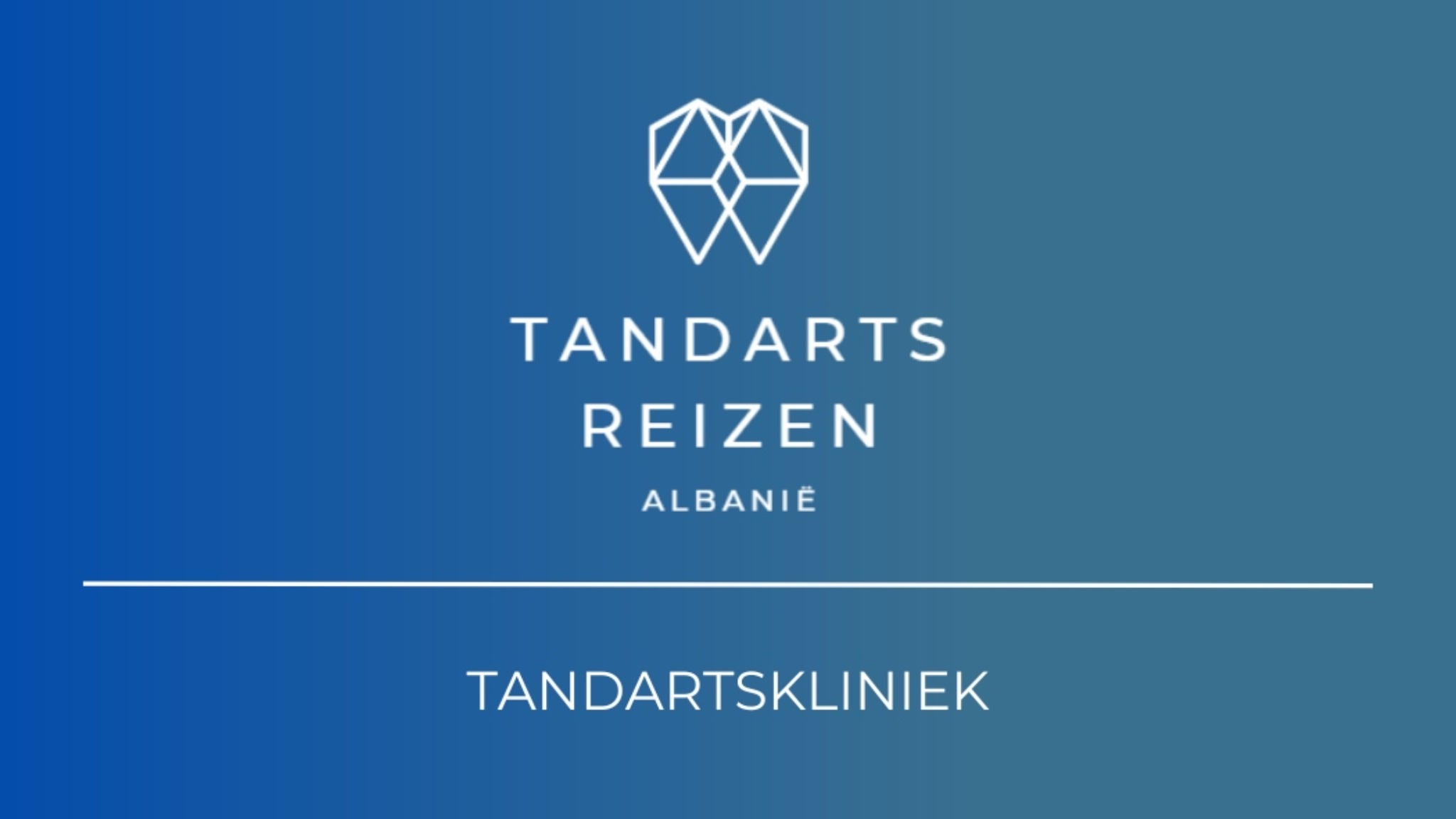 Tandarts Reizen naar Albanie YouTube banner