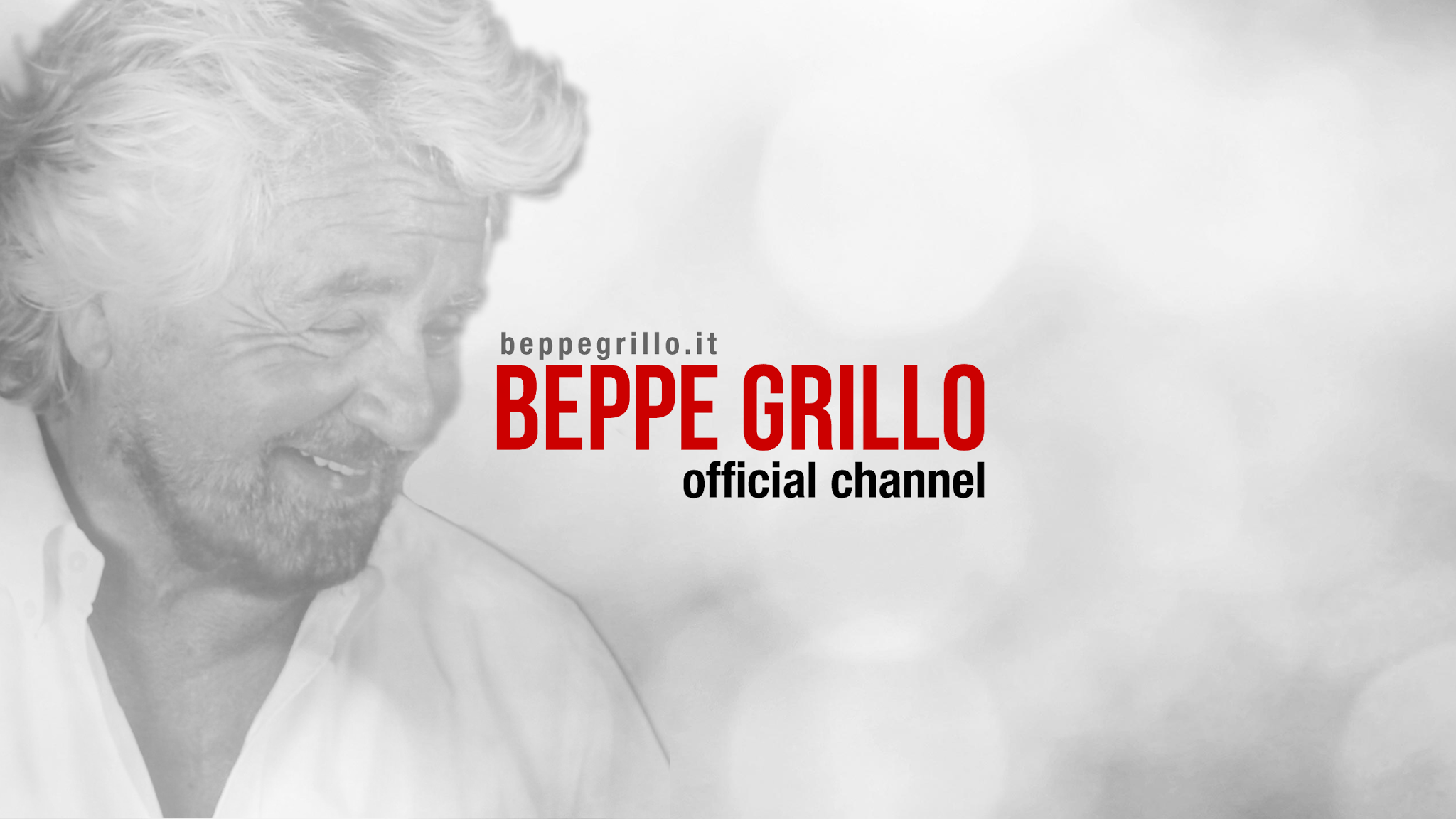 Beppe Grillo YouTube banner