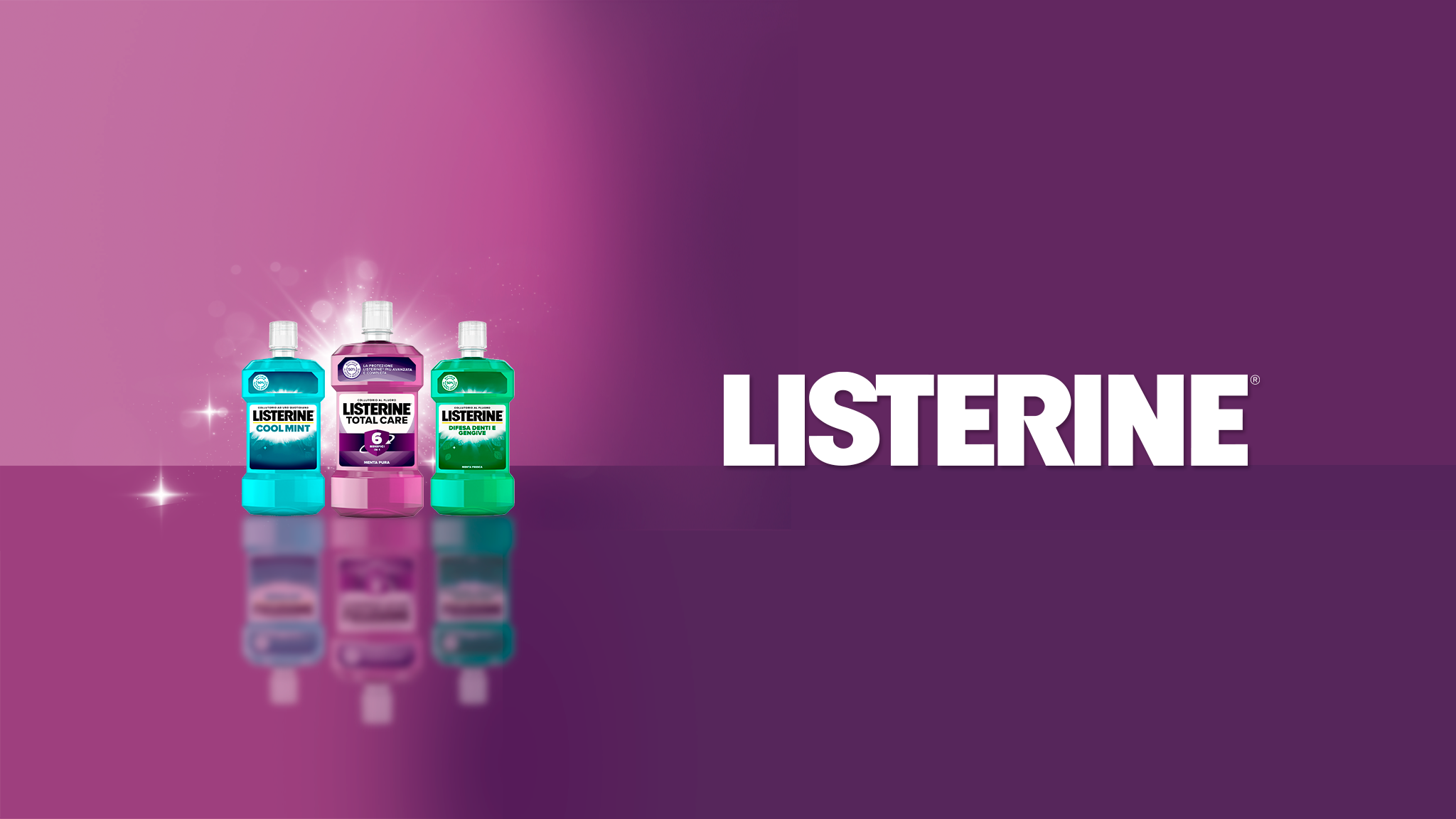 Listerine® Italia YouTube banner