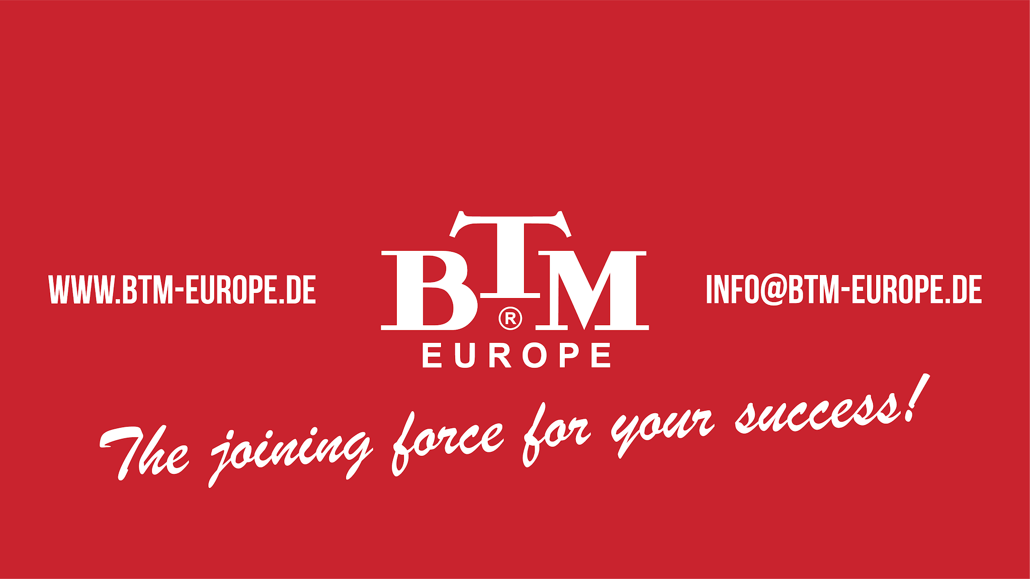 BTM (Europe) Blechverbindungstechnik GmbH YouTube banner