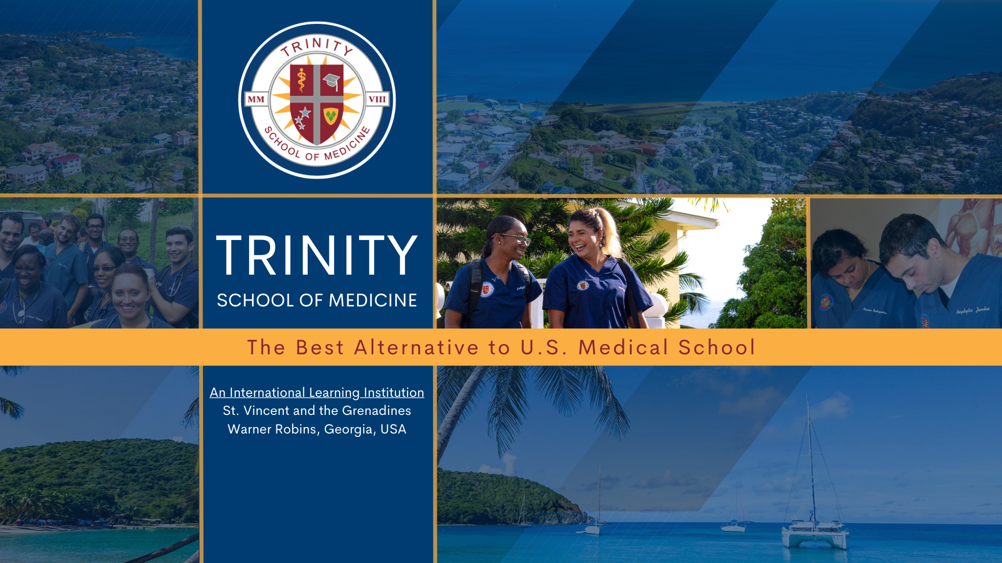 Trinity School of Medicine YouTube banner