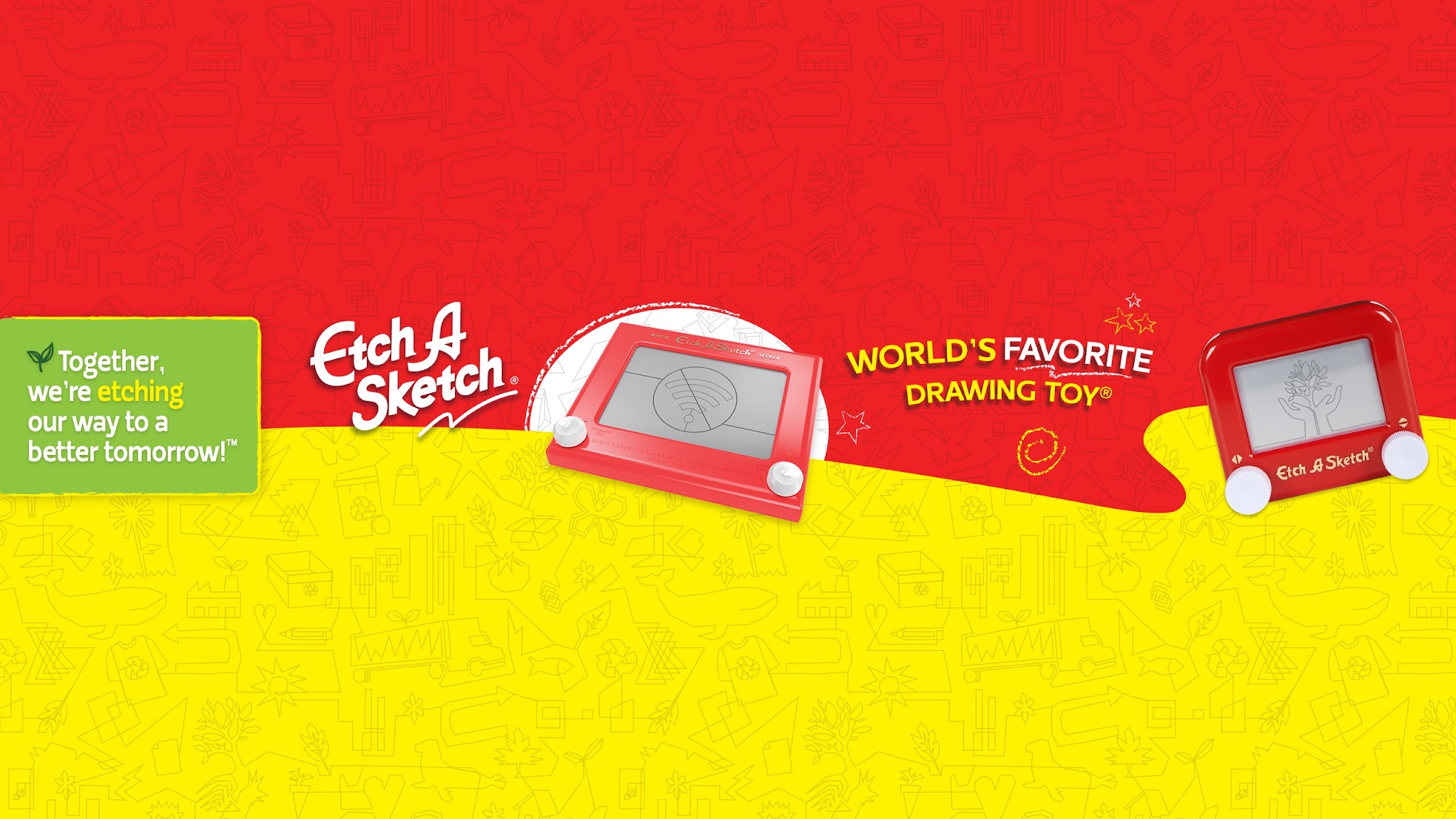 Etch A Sketch YouTube banner