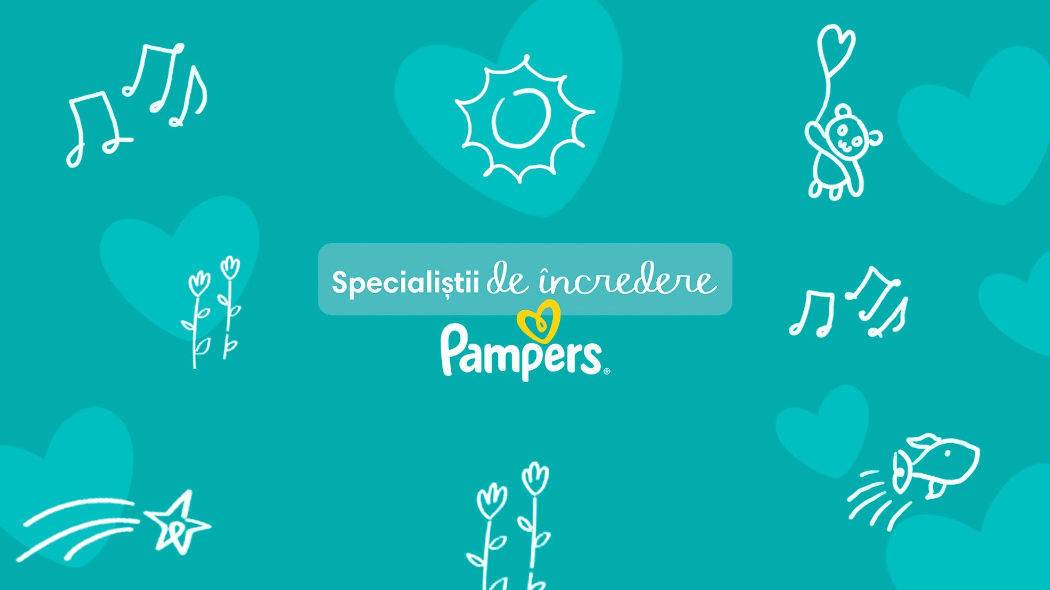 Pampers Romania YouTube banner