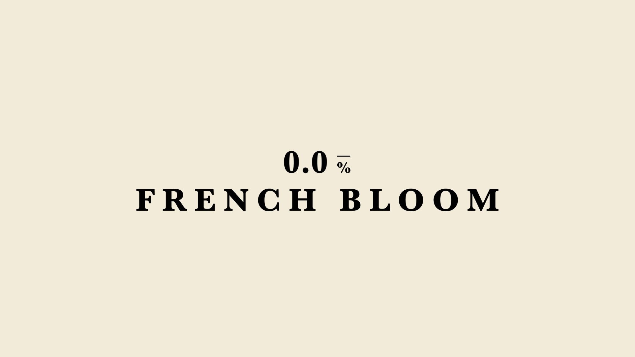 French Bloom 0.0% YouTube banner