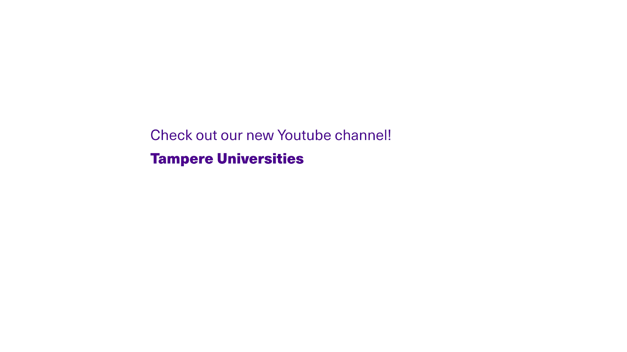 UniversityOfTampere YouTube banner