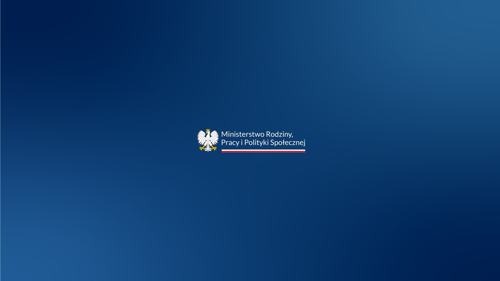 Ministerstwo Rodziny, Pracy i Polityki Społecznej YouTube banner