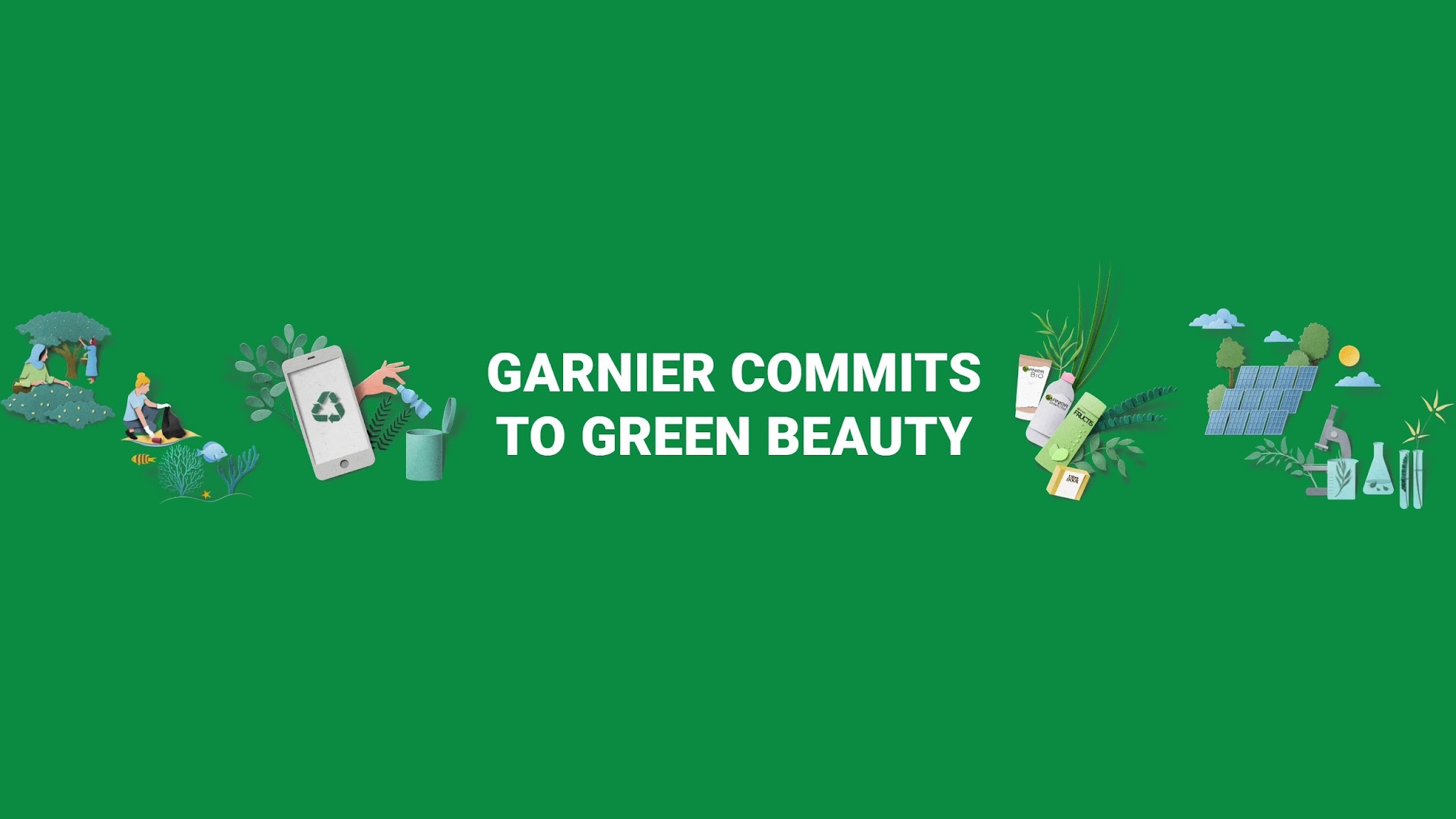 Garnier Nordics YouTube banner
