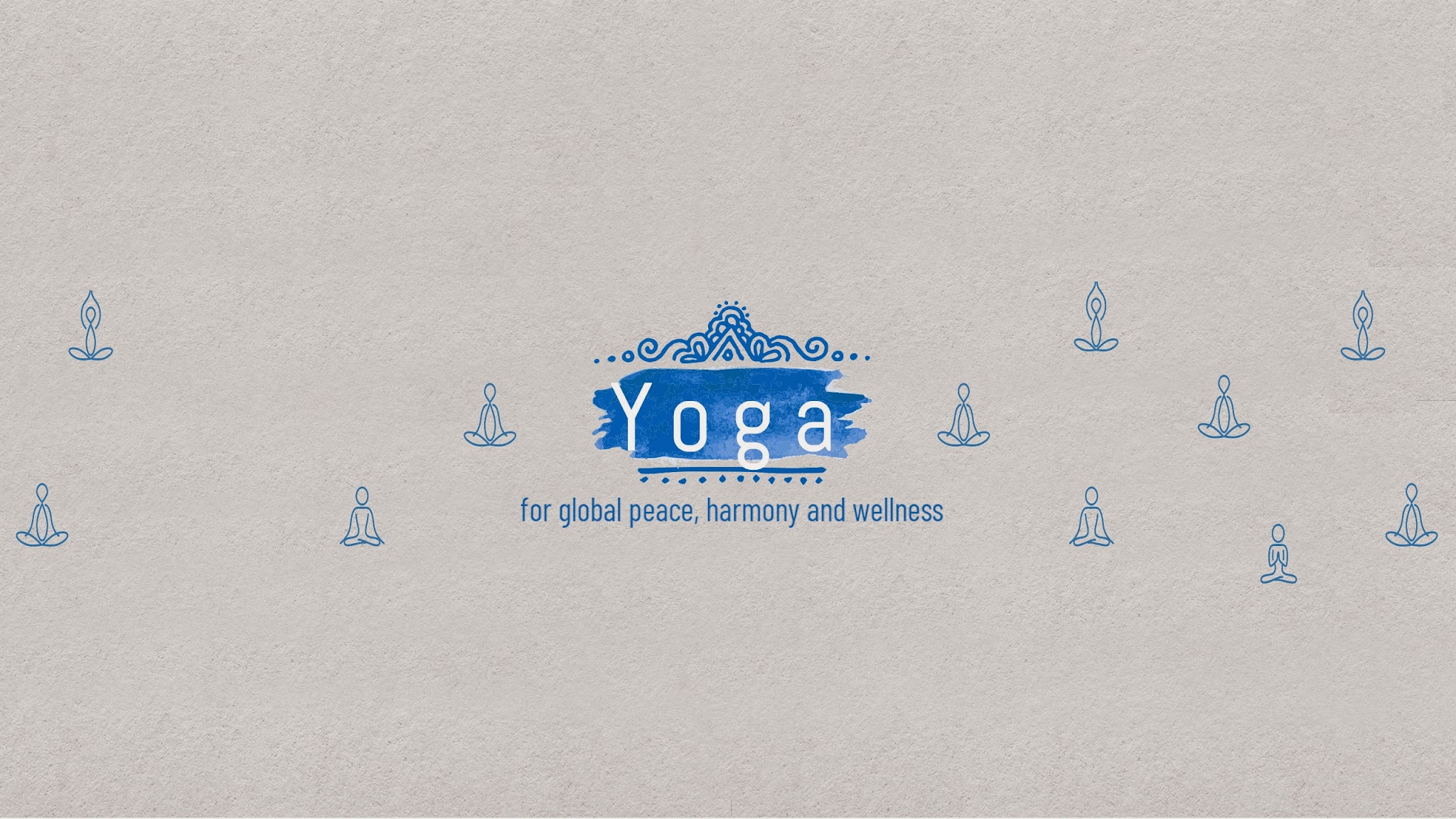 Yoga With Modi YouTube banner