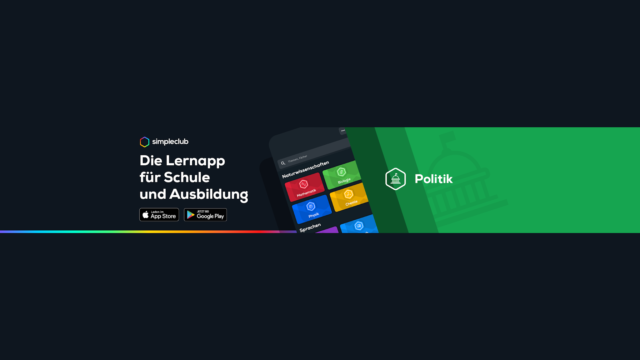 Politik - simpleclub YouTube banner