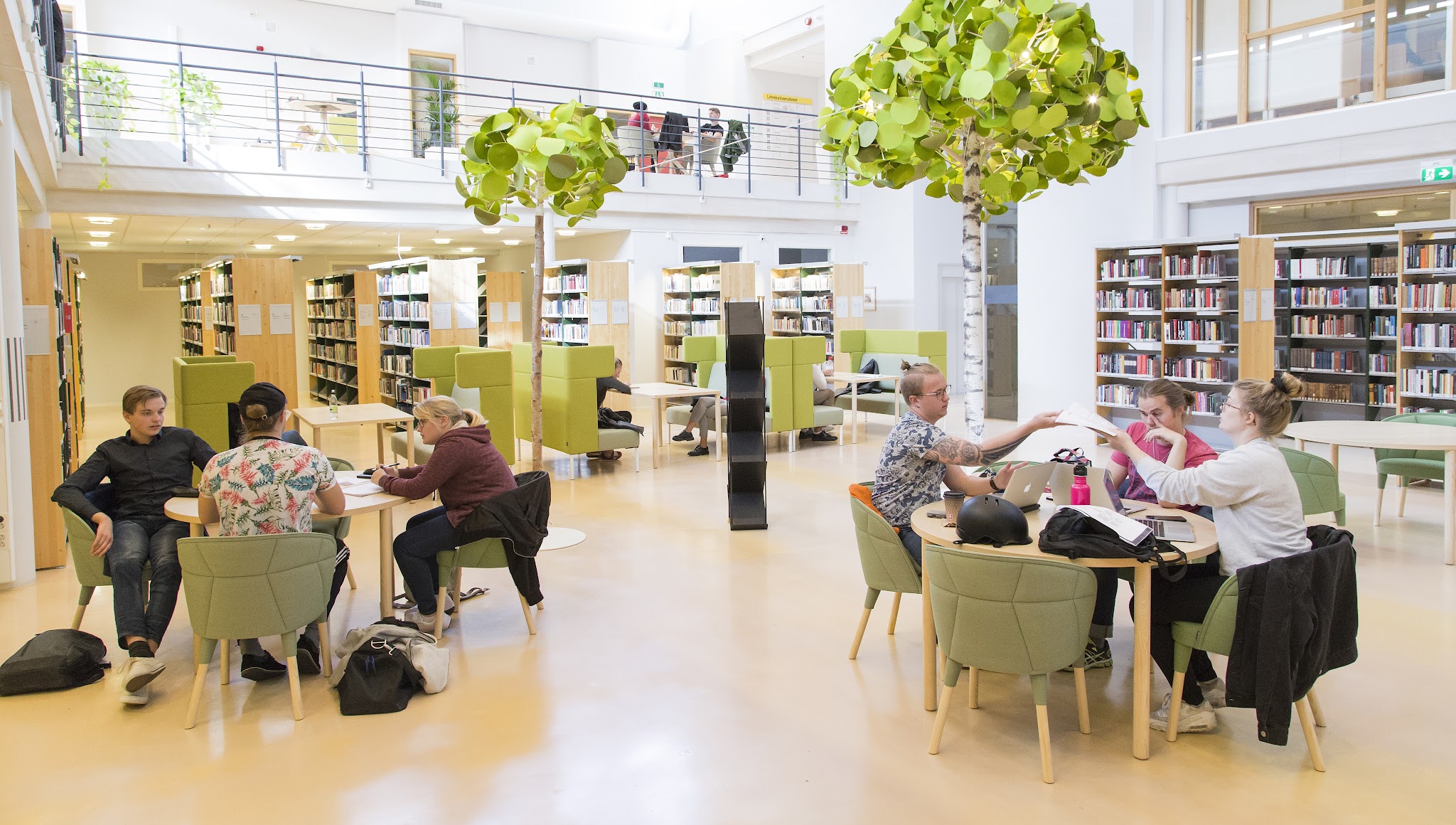 Linnéuniversitetets bibliotek YouTube banner