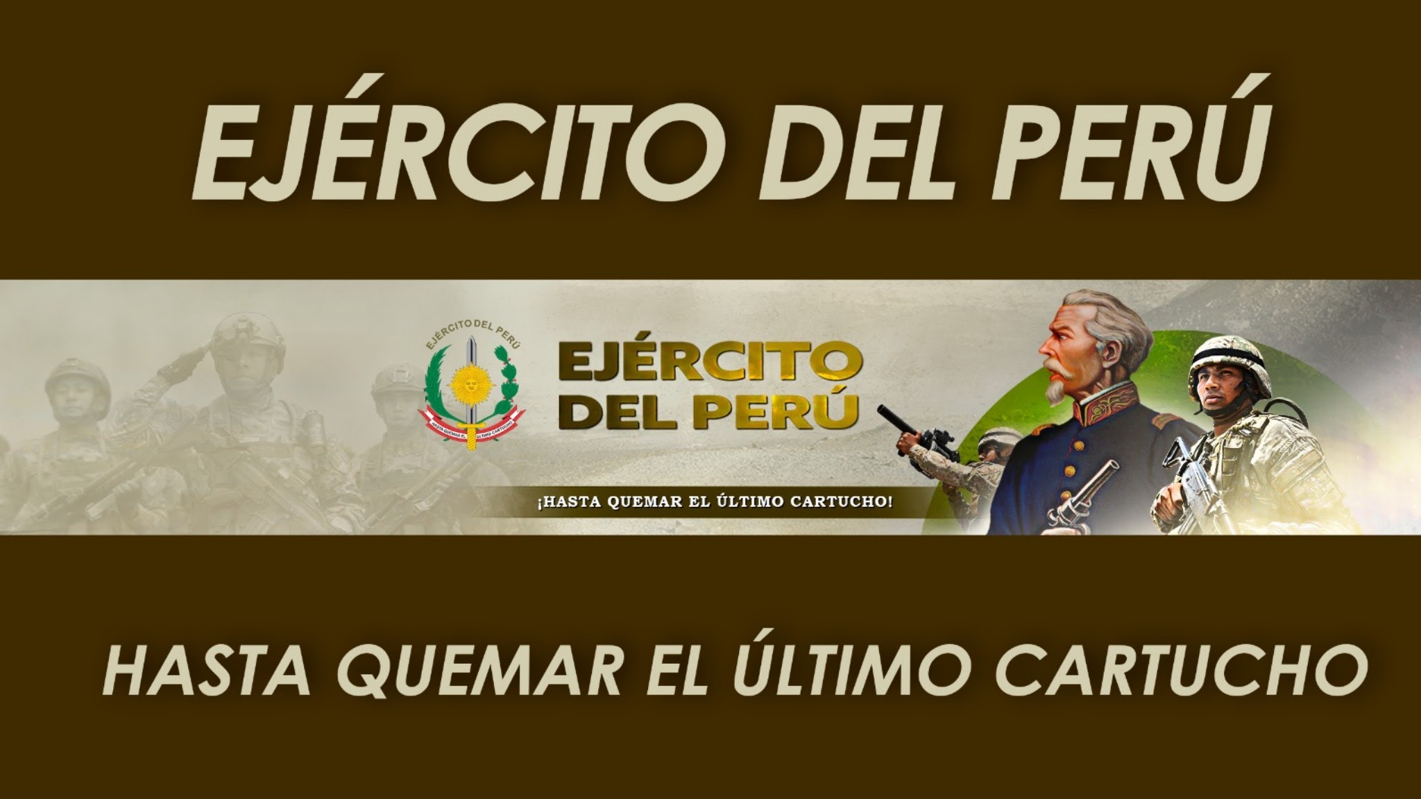 Ejército del Perú Canal oficial YouTube banner