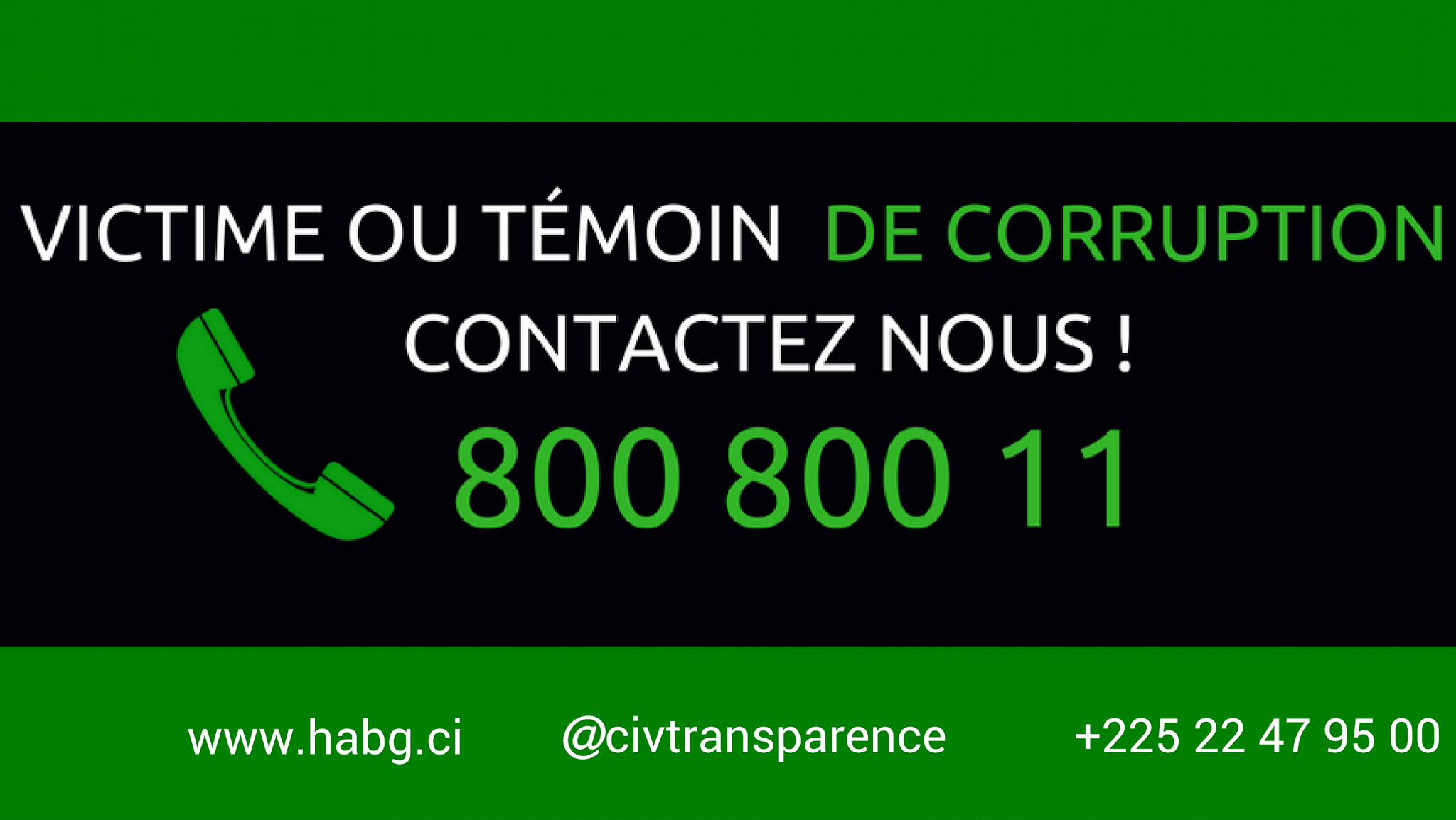 Haute Autorite pour la Bonne Gouvernance HABG YouTube banner