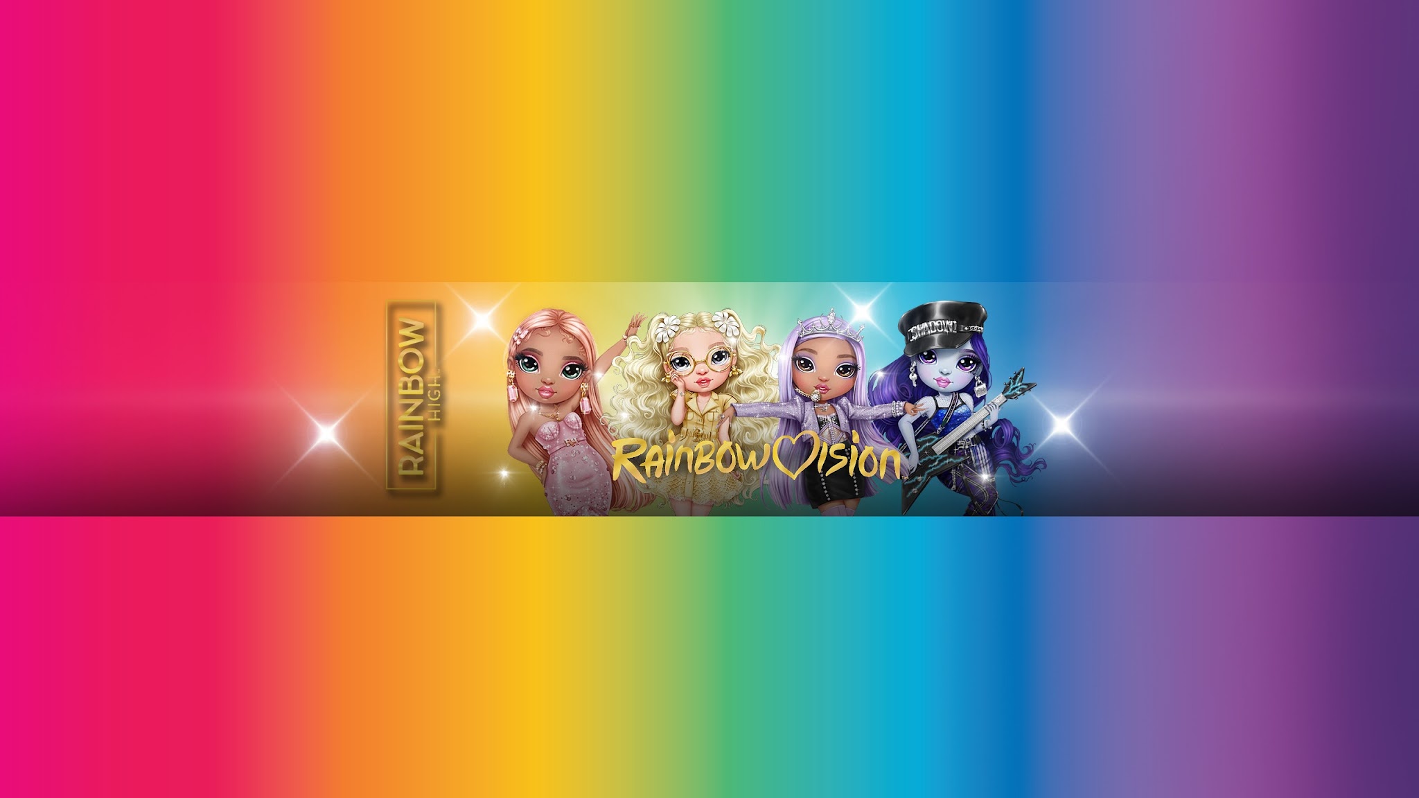 Rainbow High Brasil YouTube banner