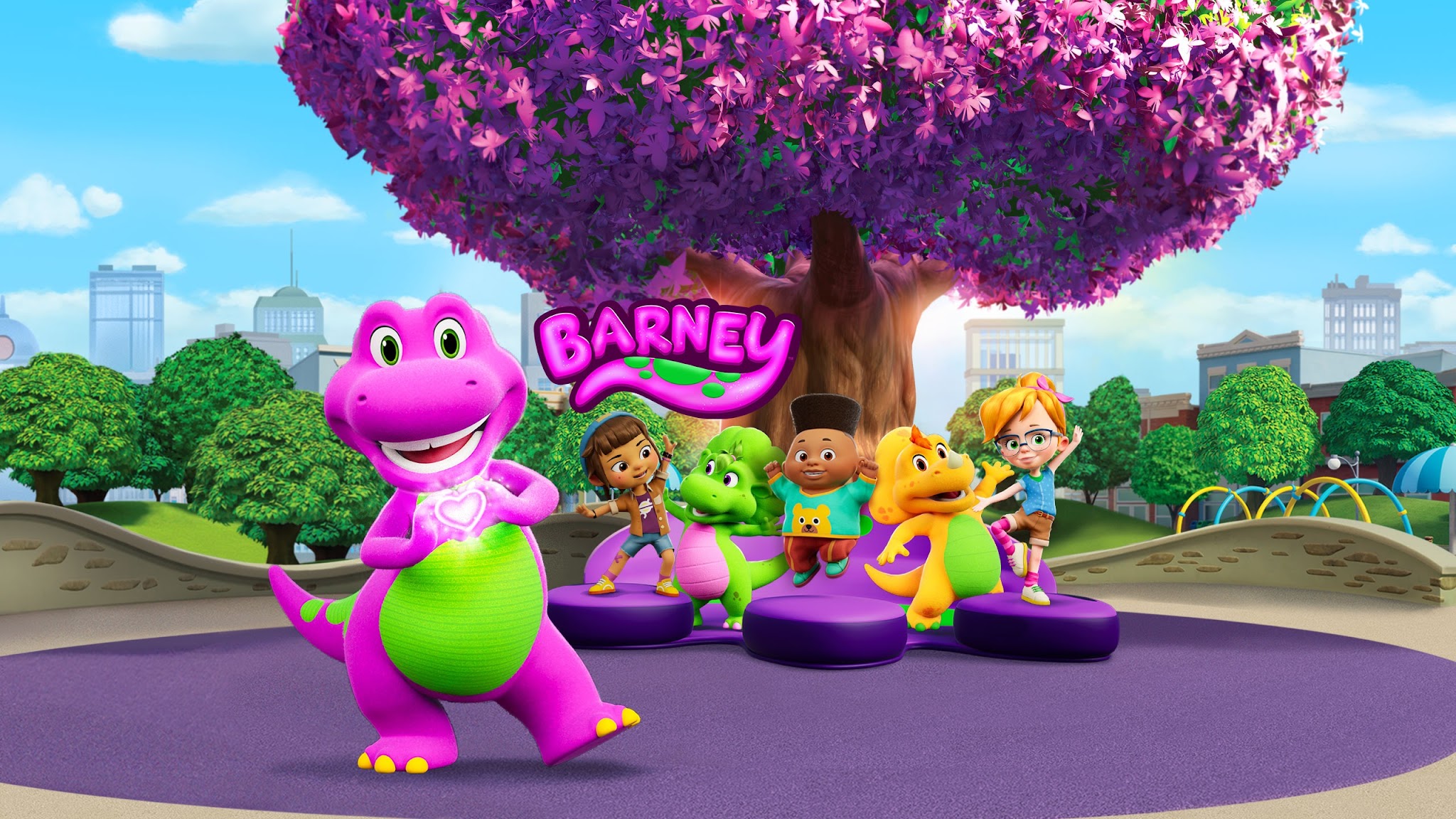 Barney the Dinosaur YouTube banner