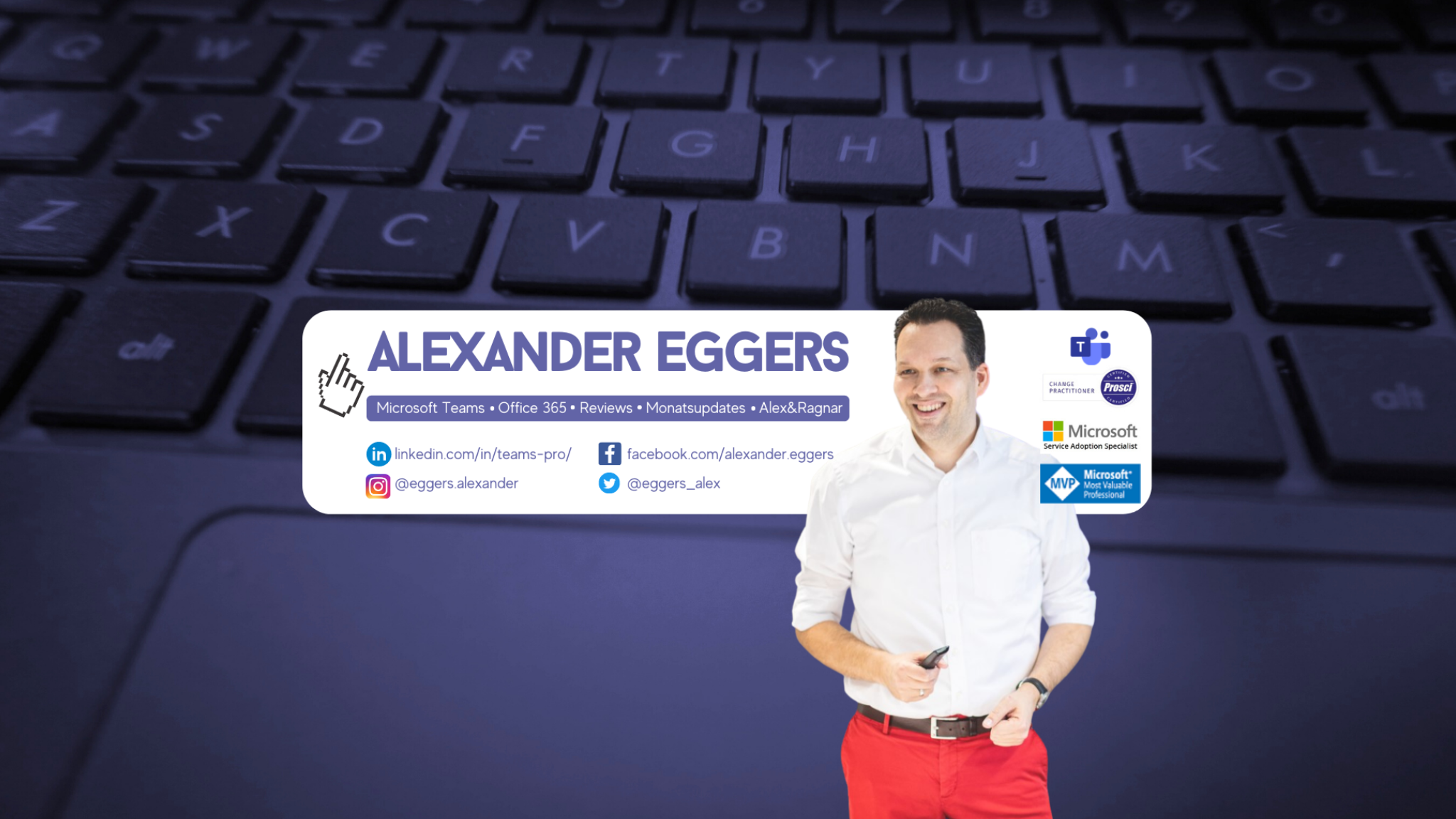Alexander Eggers YouTube banner