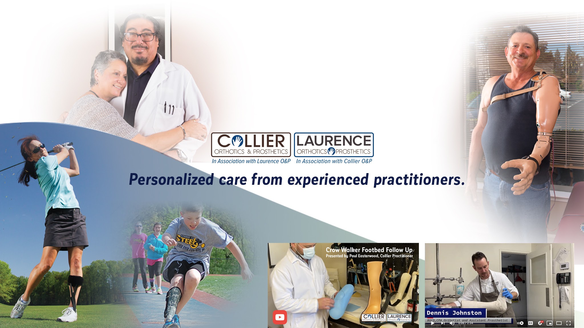 Collier Orthotics and Prosthetics YouTube banner