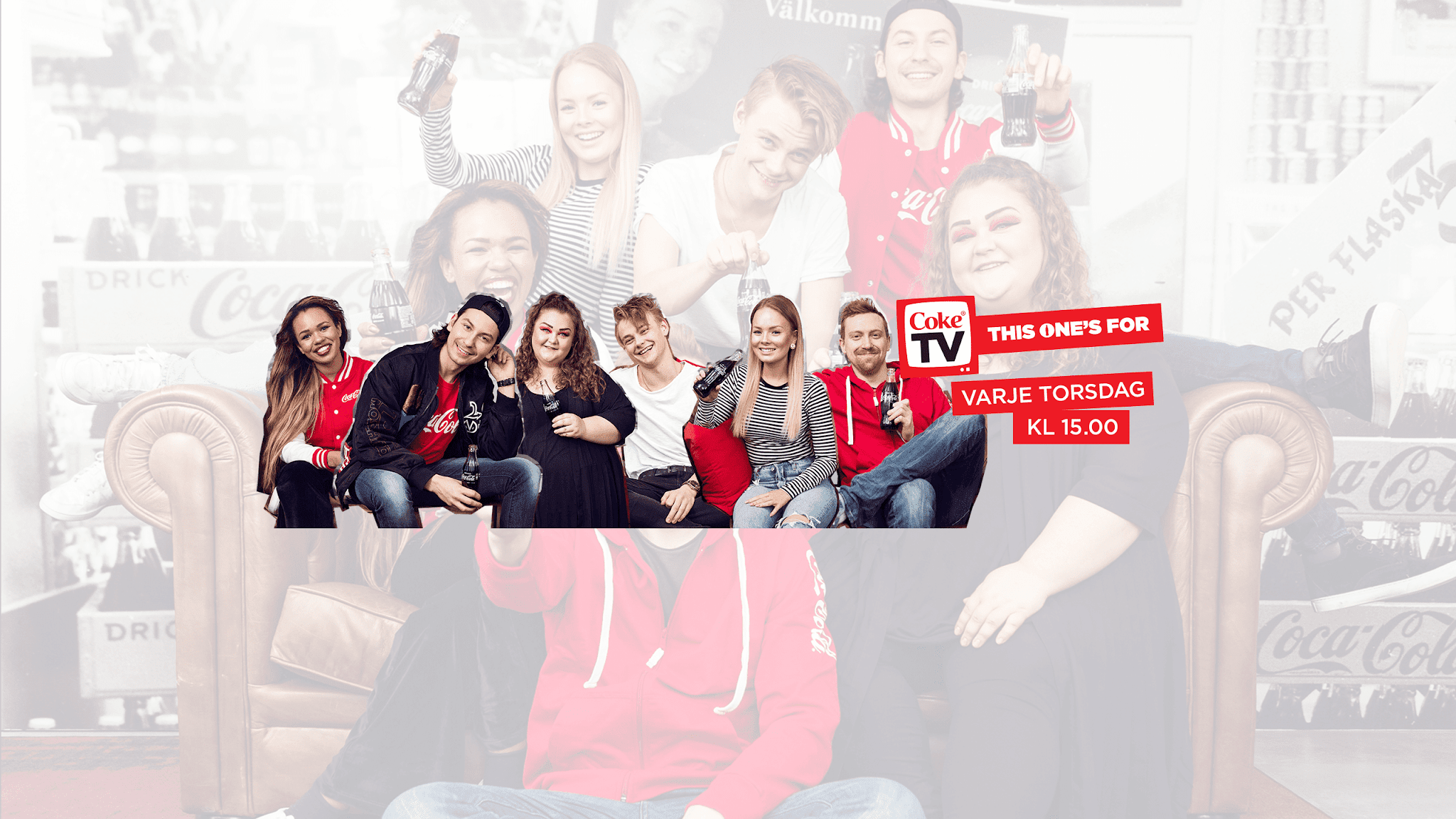 CokeTV Sverige YouTube banner