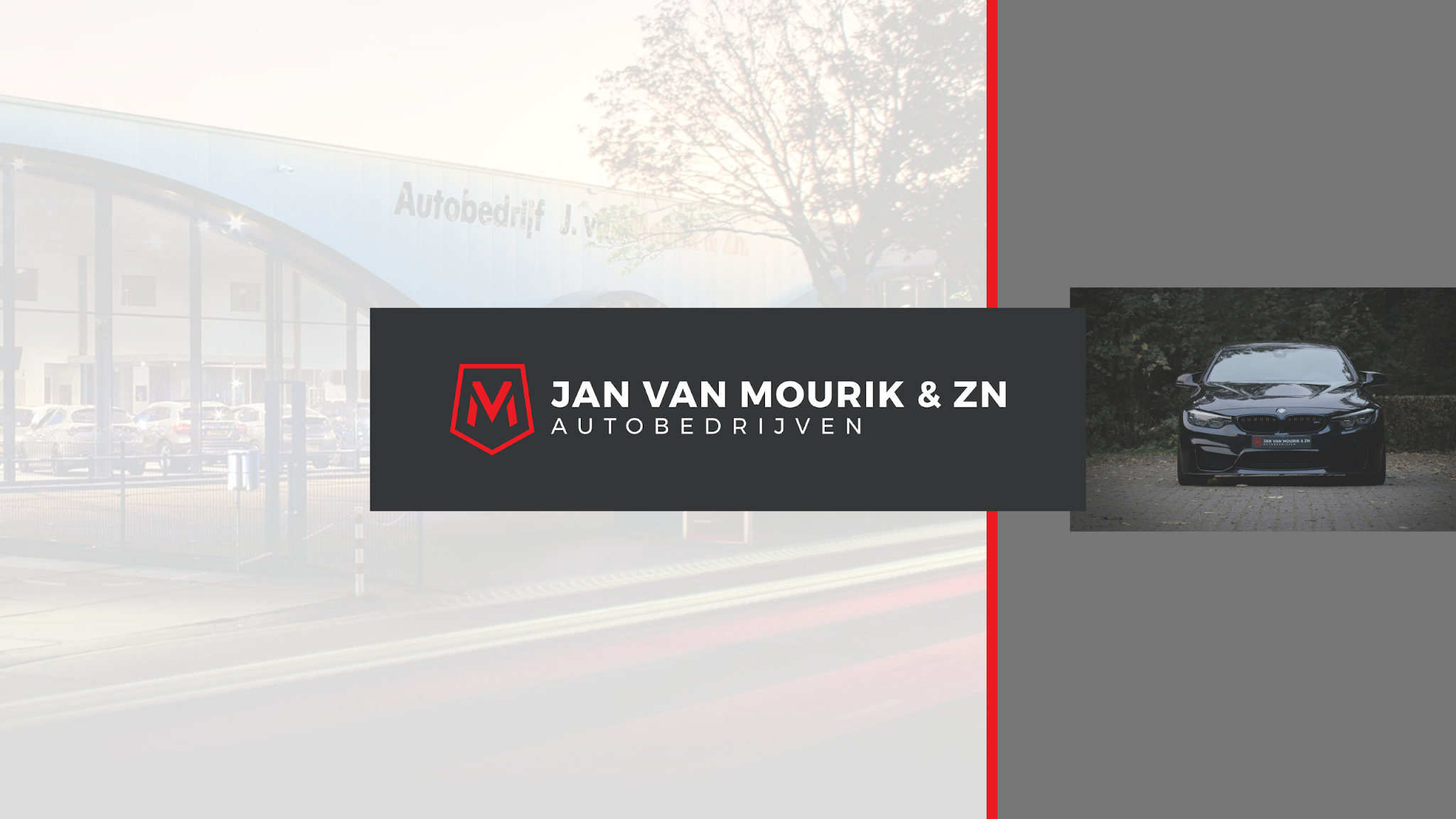 Jan van Mourik & Zn. - Autobedrijven YouTube banner