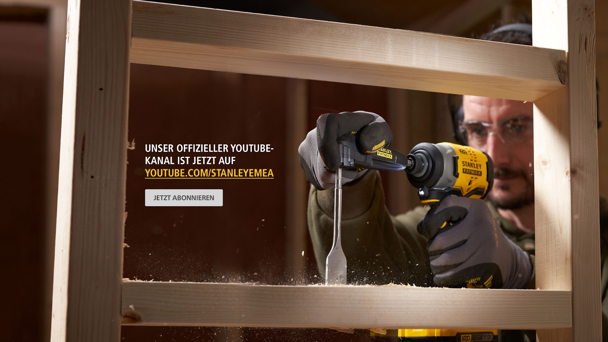 STANLEY® Tools Deutschland YouTube banner