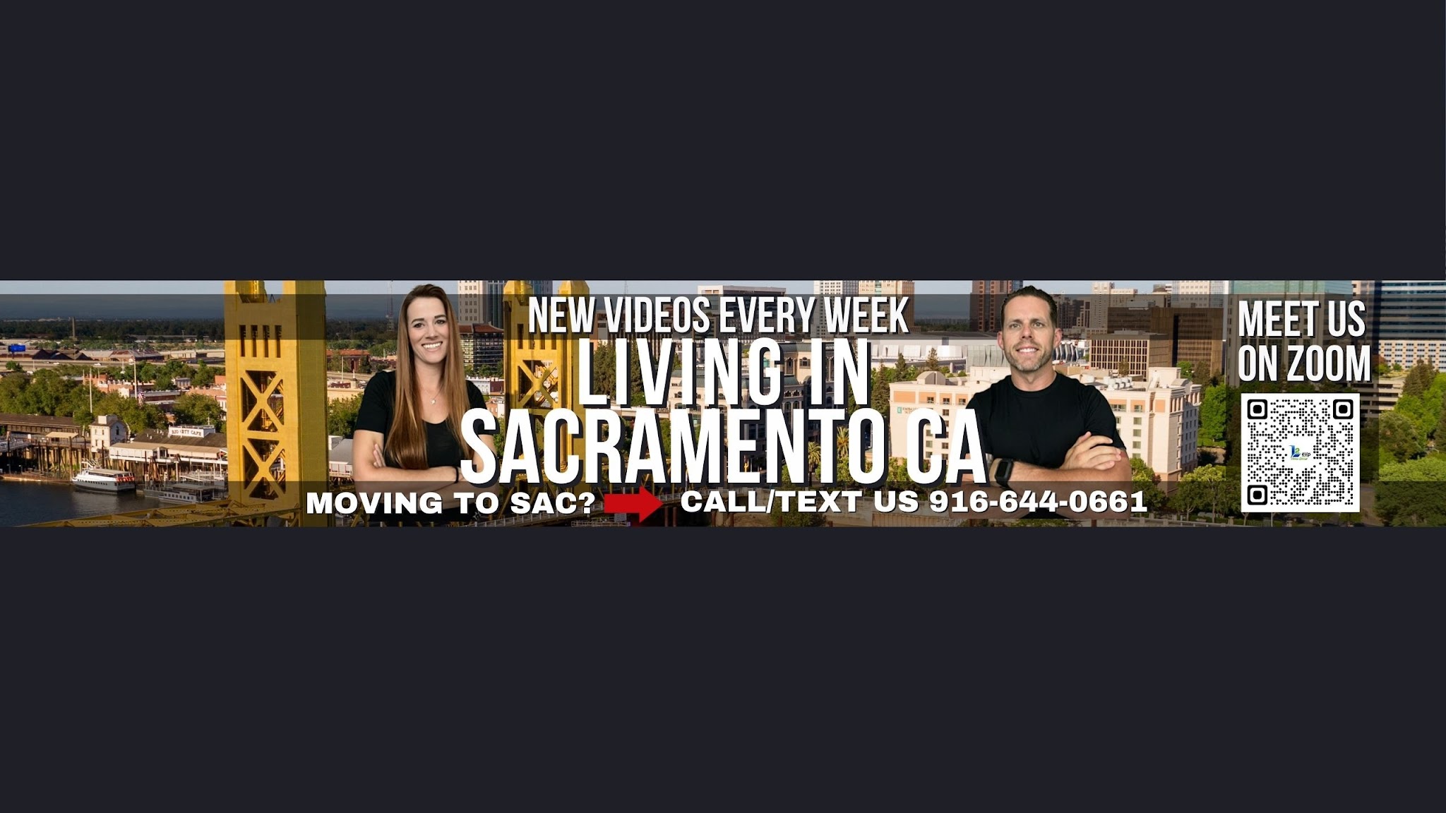 Living in Sacramento California YouTube banner