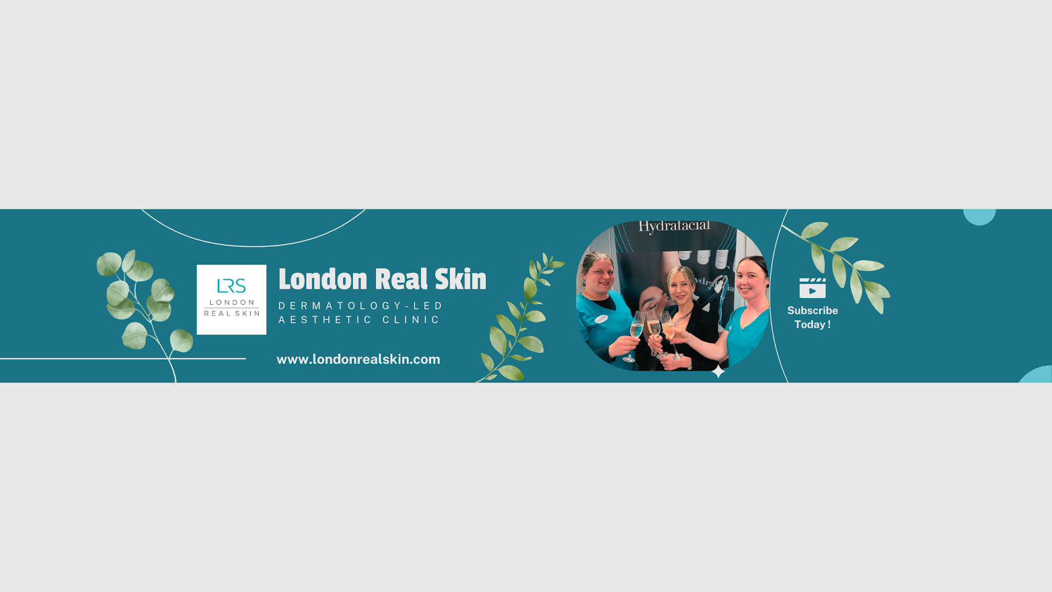 London Real Skin YouTube banner
