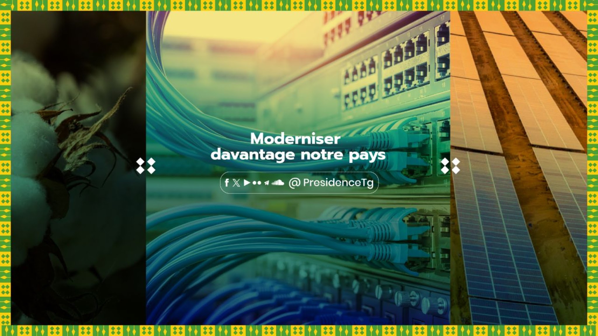 Présidence Togolaise YouTube banner