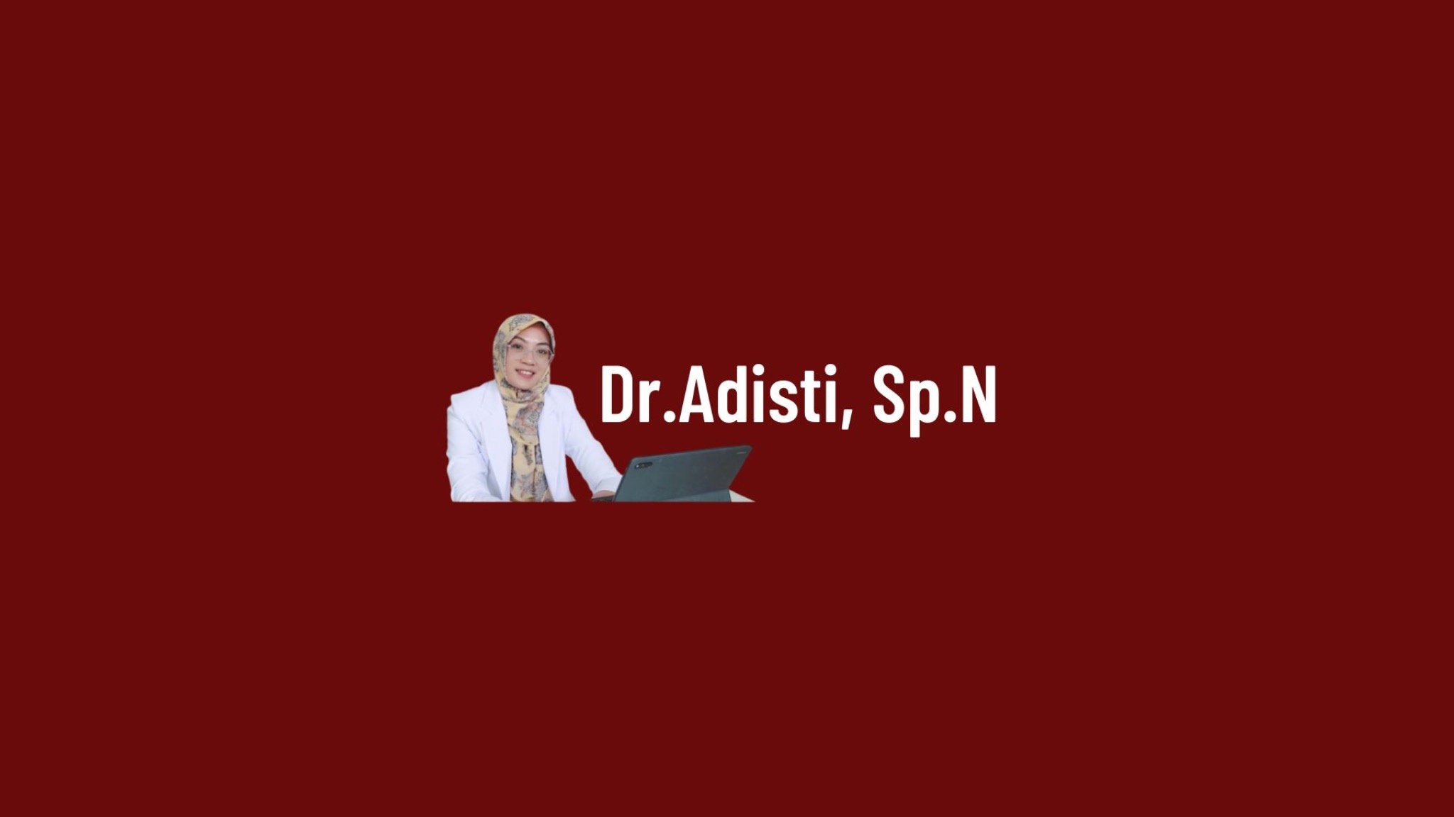 Dokter Saraf Adisti YouTube banner