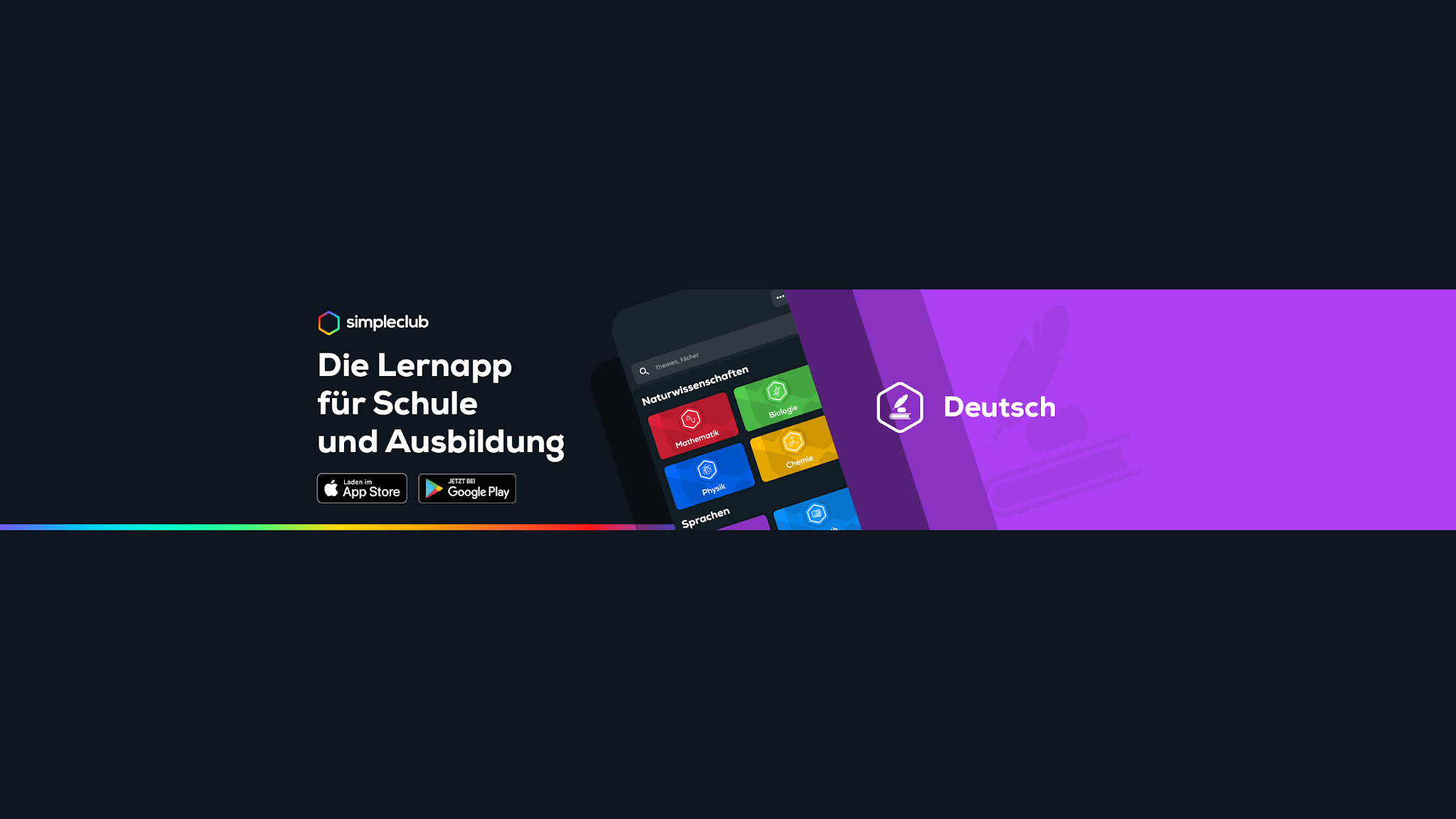Deutsch - simpleclub YouTube banner