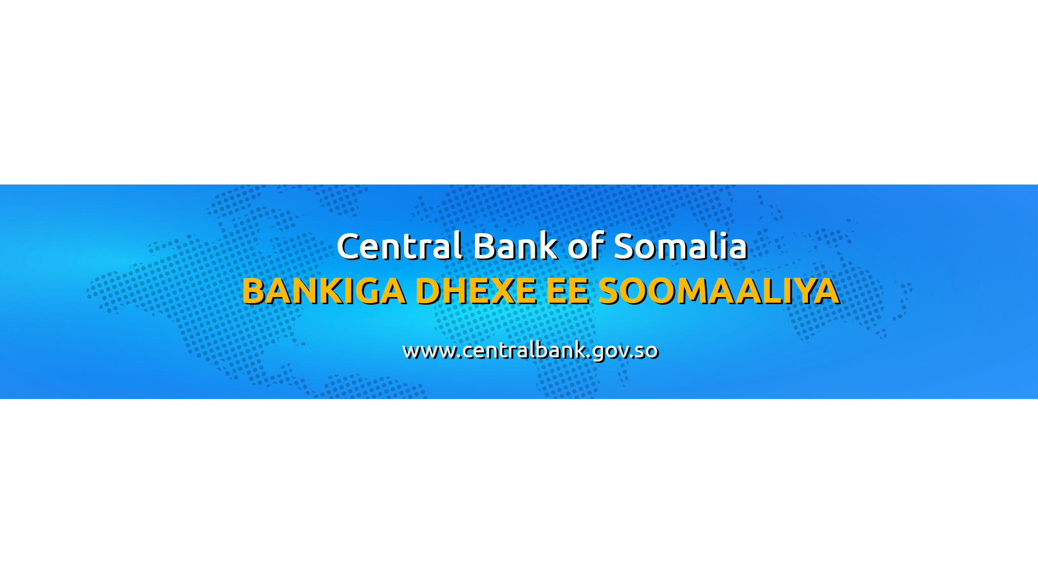 Central Bank of Somalia YouTube banner