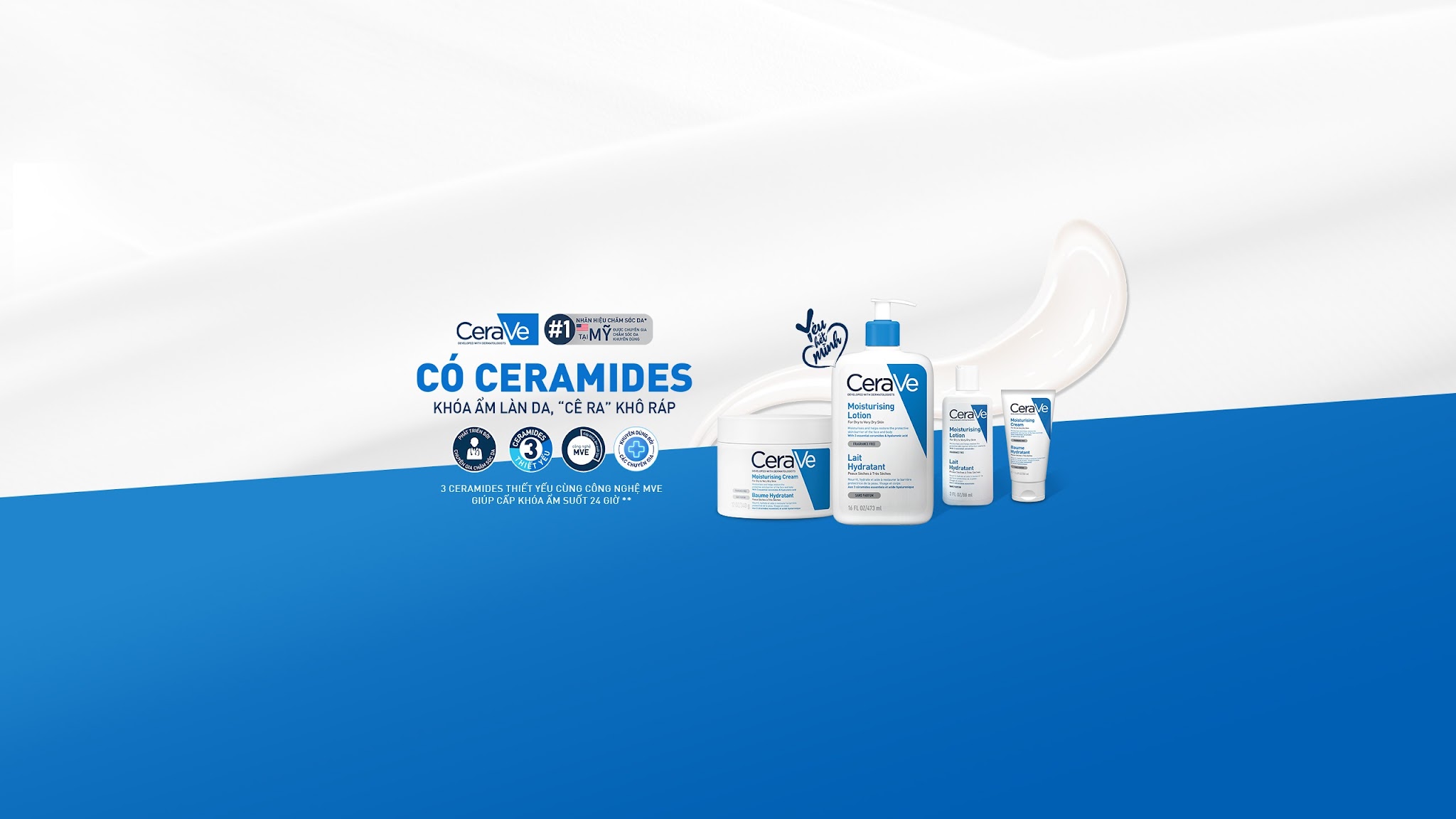 CeraVe Vietnam Official YouTube banner