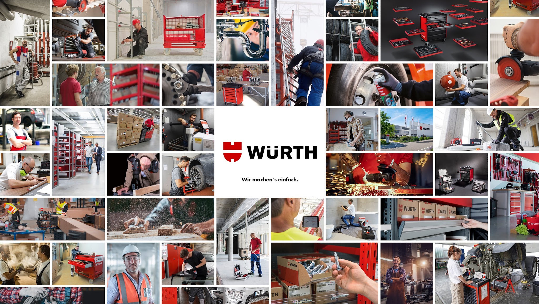 Würth Schweiz YouTube banner