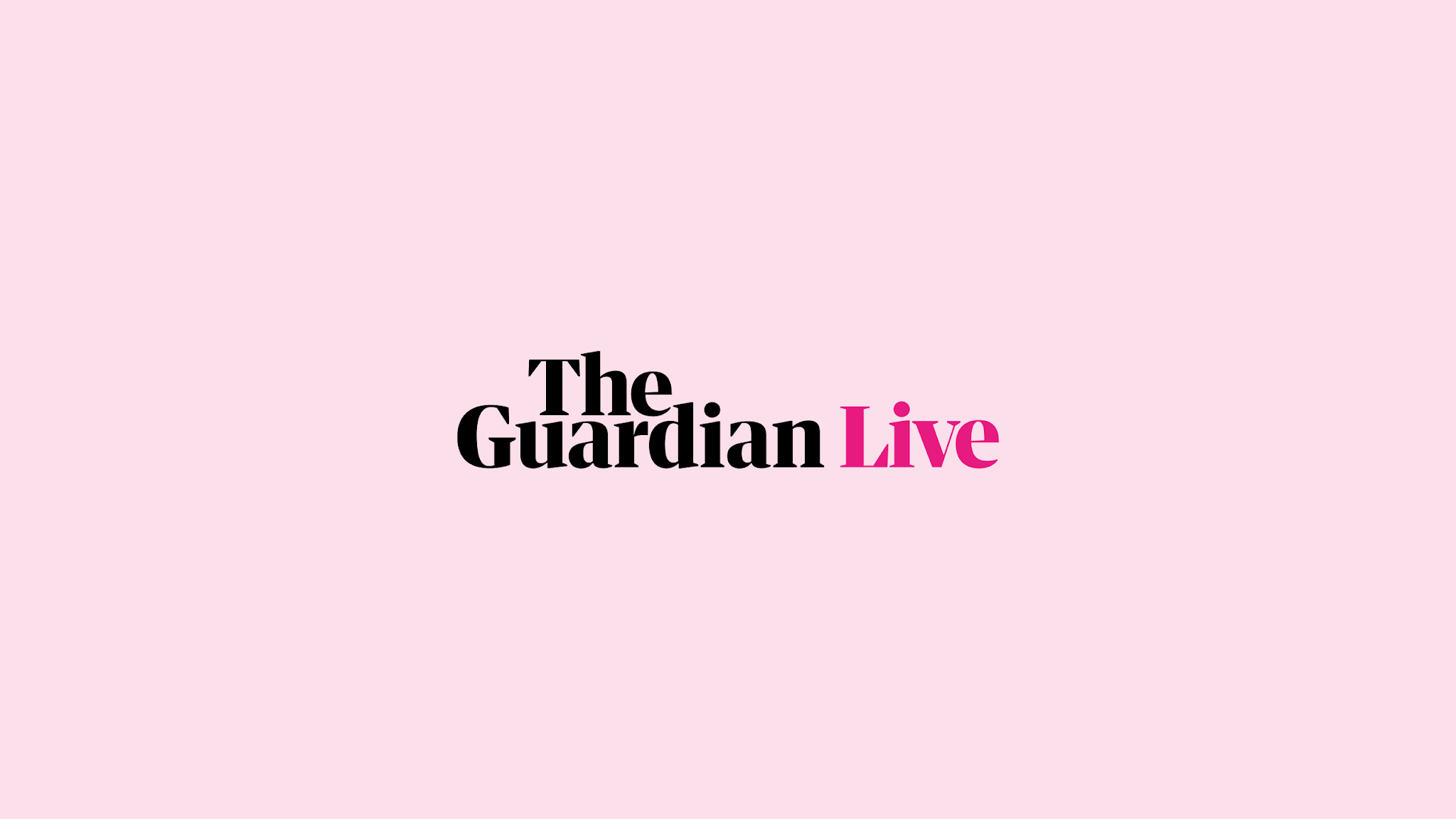 Guardian Live YouTube banner