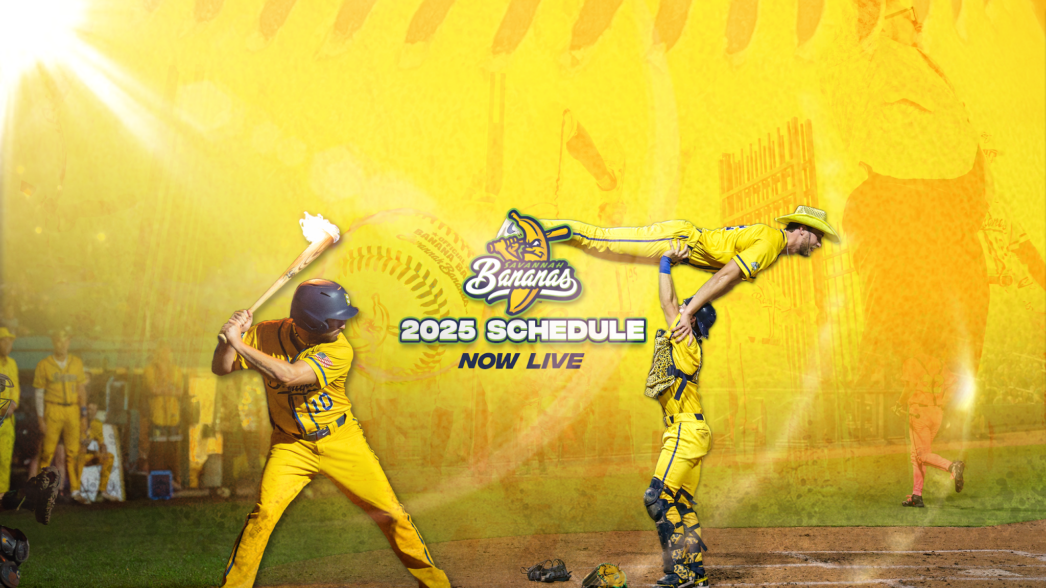 The Savannah Bananas YouTube banner