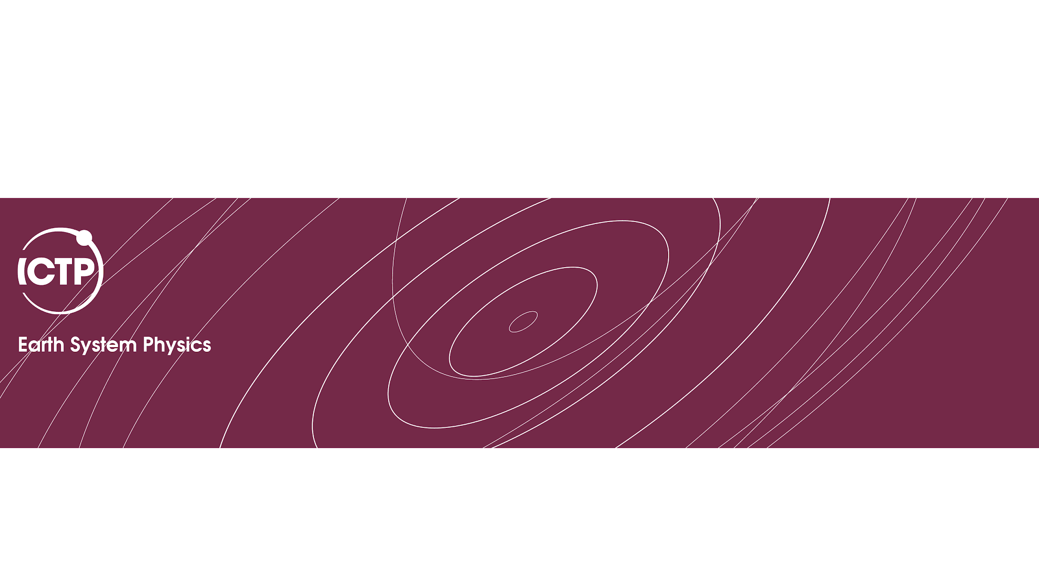 ICTP Earth System Physics YouTube banner