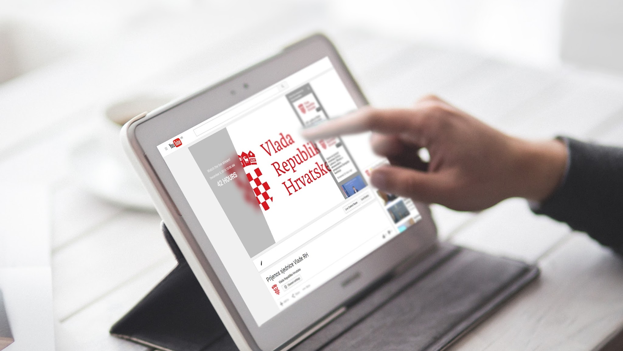 Vlada Republike Hrvatske YouTube banner