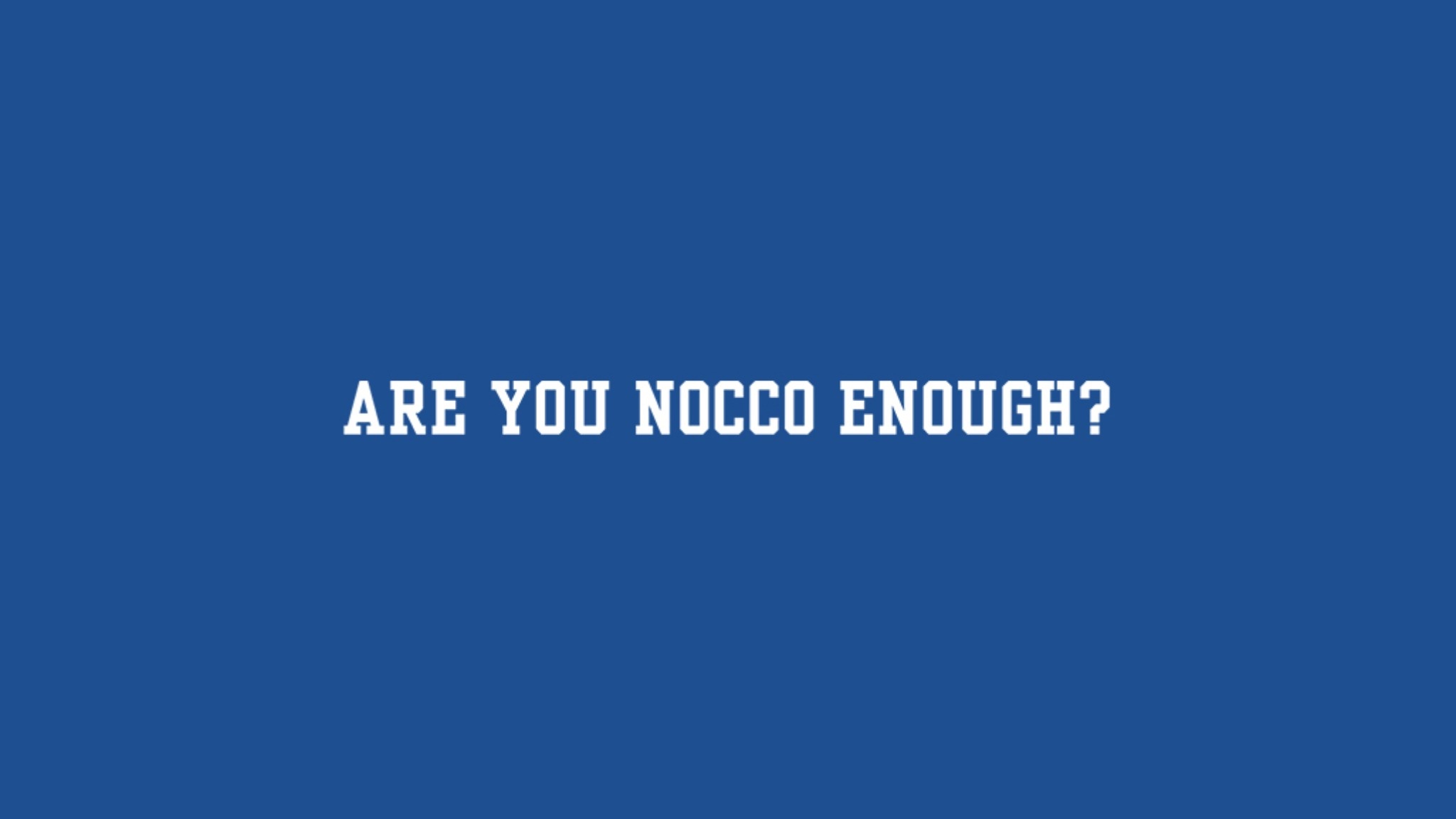 NOCCO YouTube banner